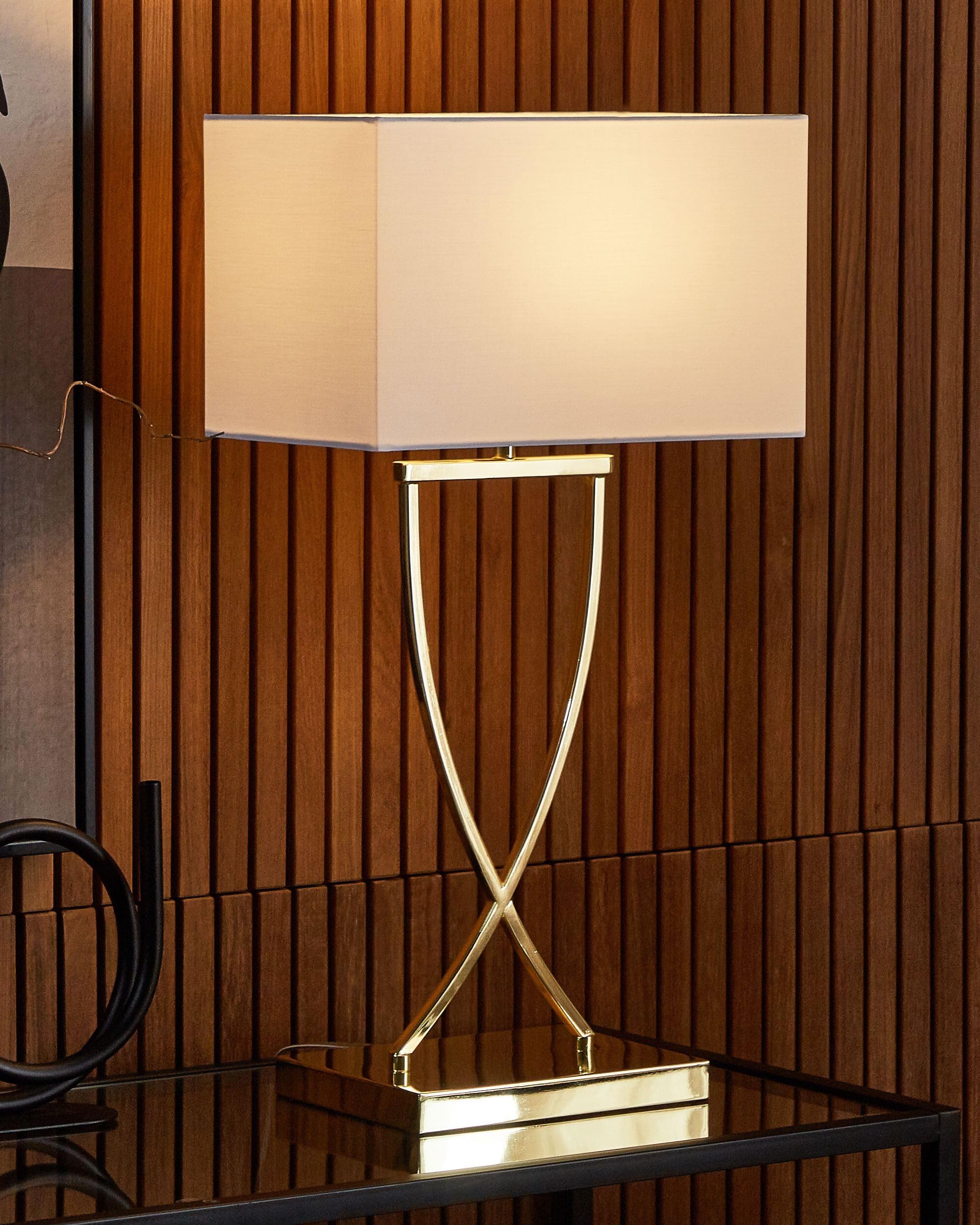 beliani-yasuni-tischlampe-wei-gold-62-cm-skandinavisch image 2