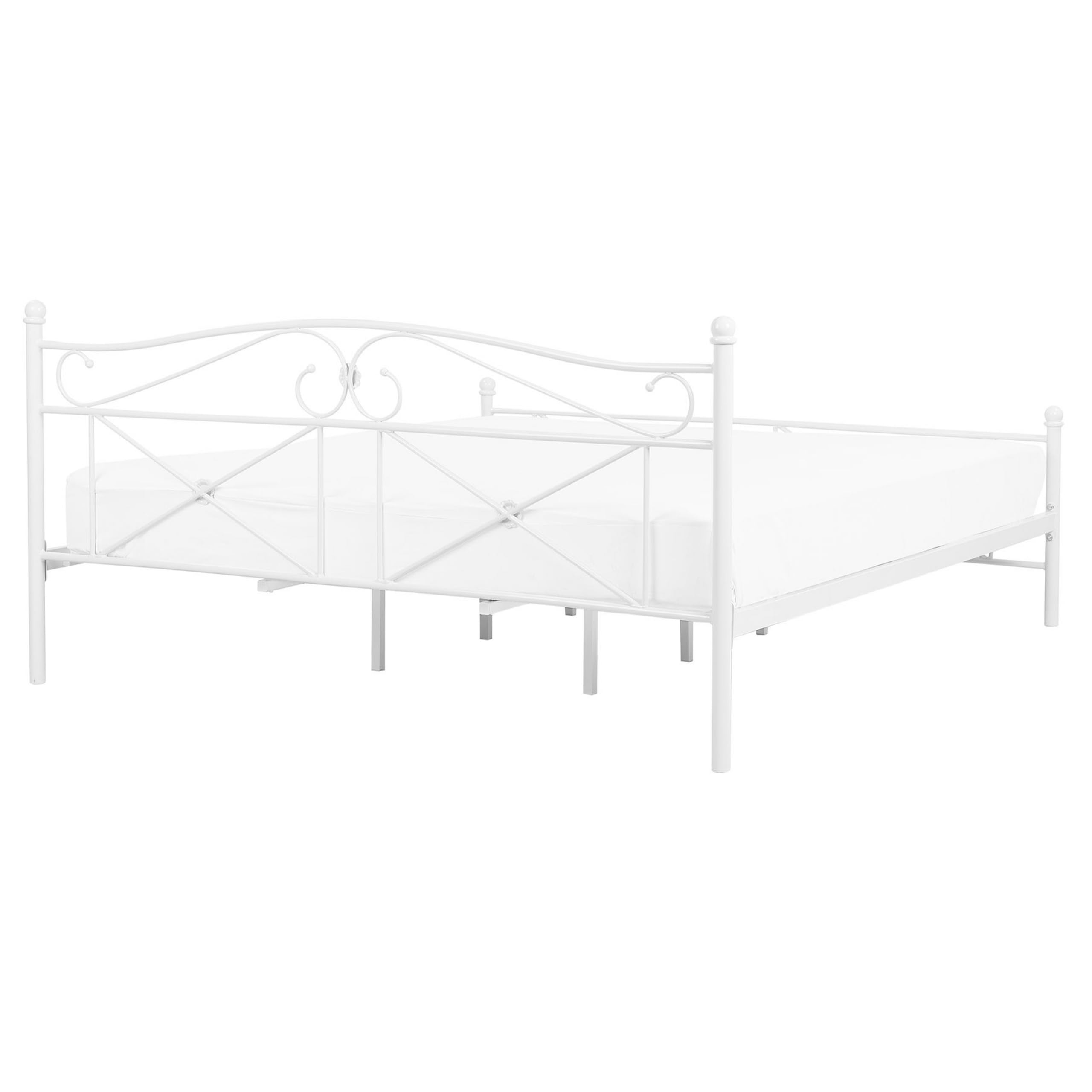 beliani-rodez-metallbett-160x200-wei-doppelbett-stahl image 5