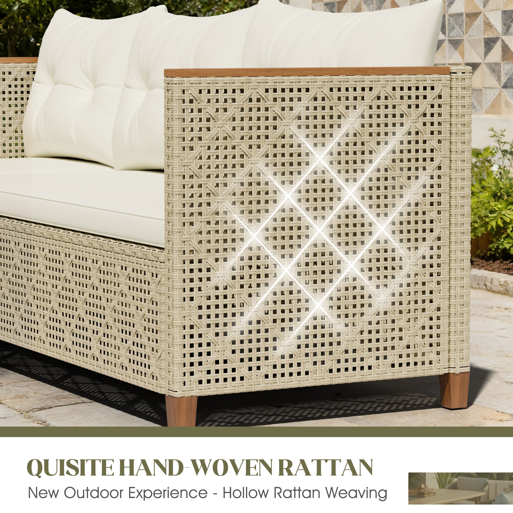 homall-patio-furniture-loungeset-3tlg-beige-rattan-l-form image 5
