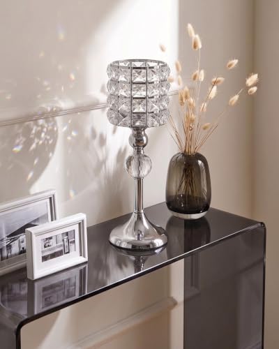 beliani-avord-kerzenst-nder-33-cm-glas-silbern image 8
