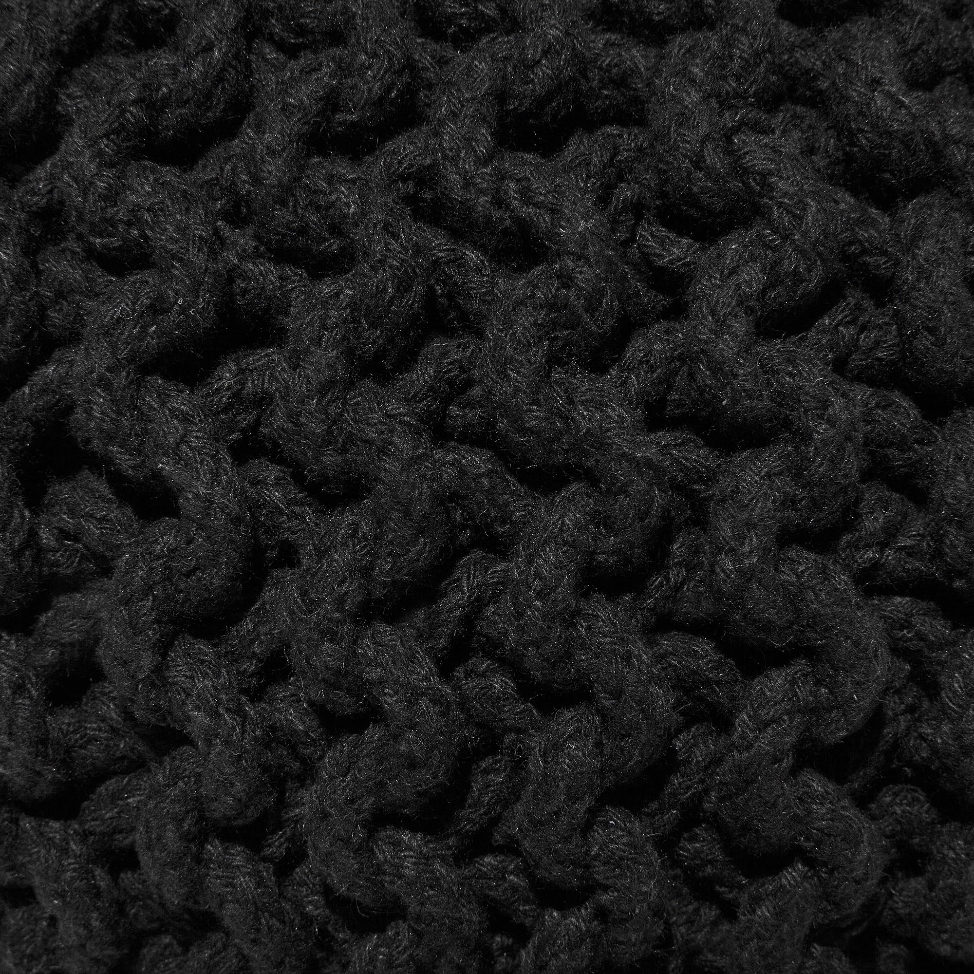 beliani-conrad-pouf-rund-schwarz-baumwolle-40x25-cm image 6