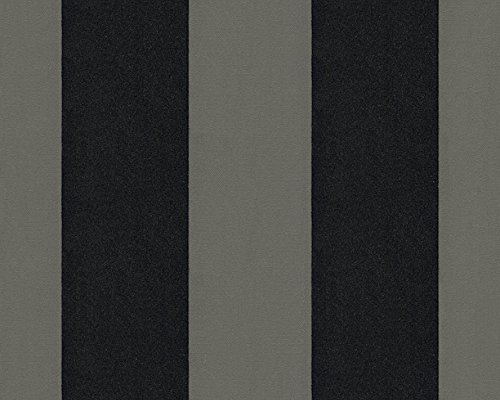 architects-paper-castello-33581-5-vliestapete-blockstreifen-grau-metallic image 3