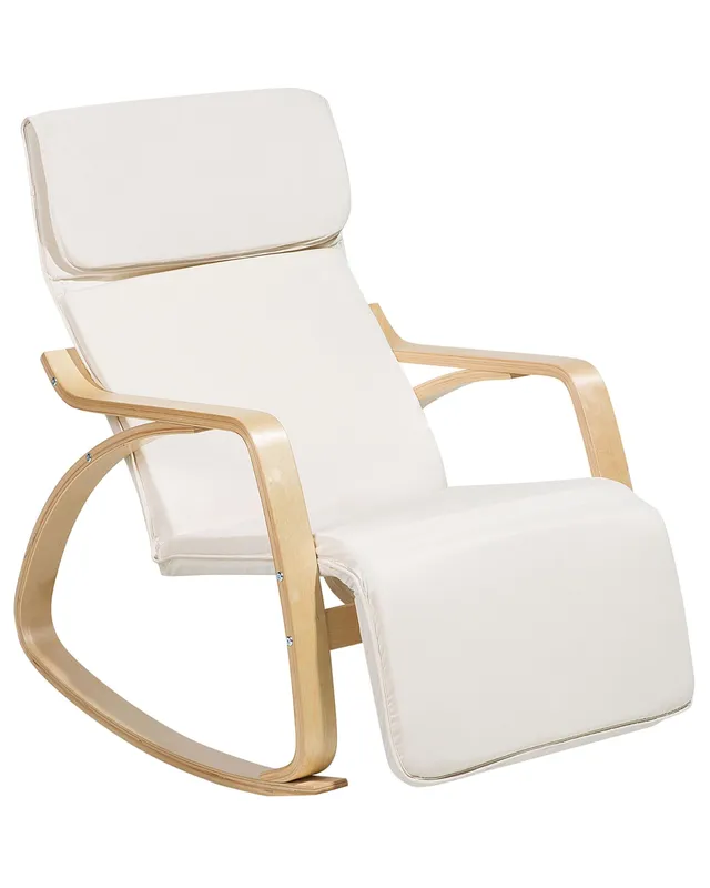 beliani-weston-schaukelstuhl-hellbeige-stoff-birke image 1