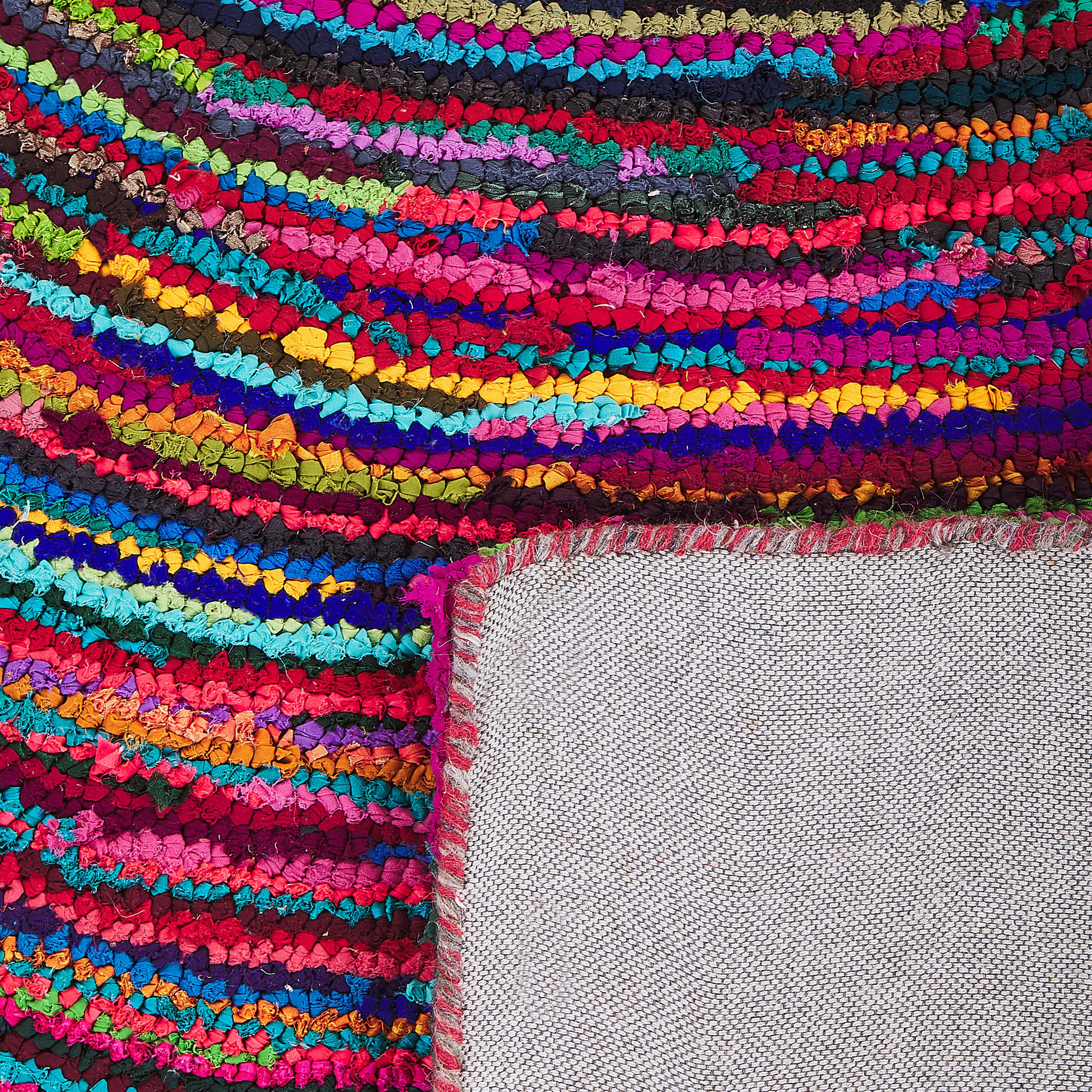 beliani-malatya-teppich-160x230-bunt-spiralmuster-kurzflor image 5