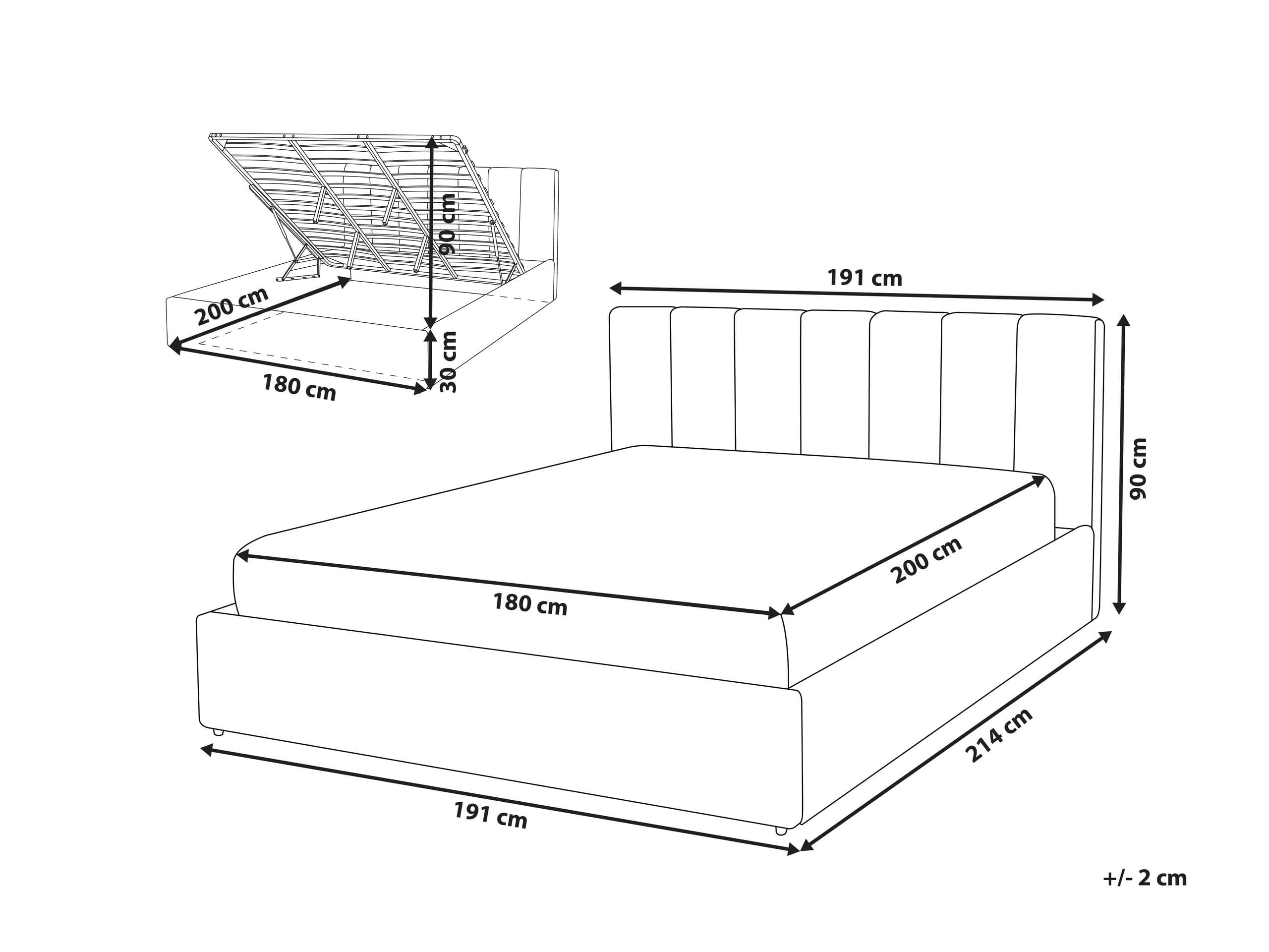 beliani-dreux-bett-180x200-hellgrau-mit-bettkasten-stauraum image 3