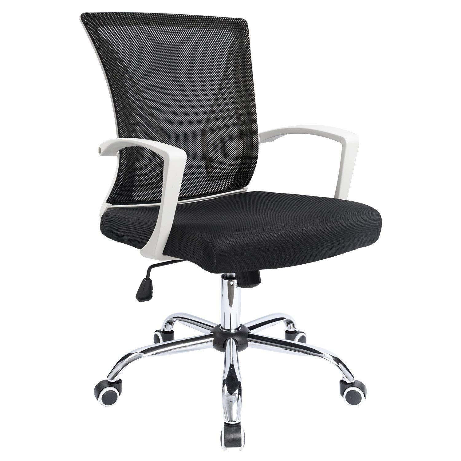 homall-office-mesh-chair-b-rostuhl-schwarz-ergonomisch-netz image 1
