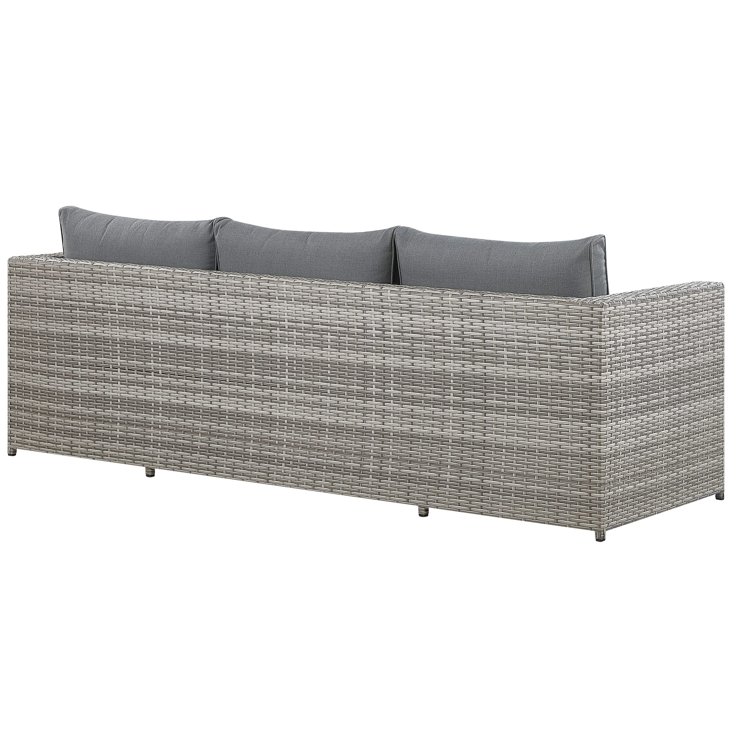 beliani-sabbia-lounge-set-polyrattan-rechts-grau-mit-ottomanen image 5