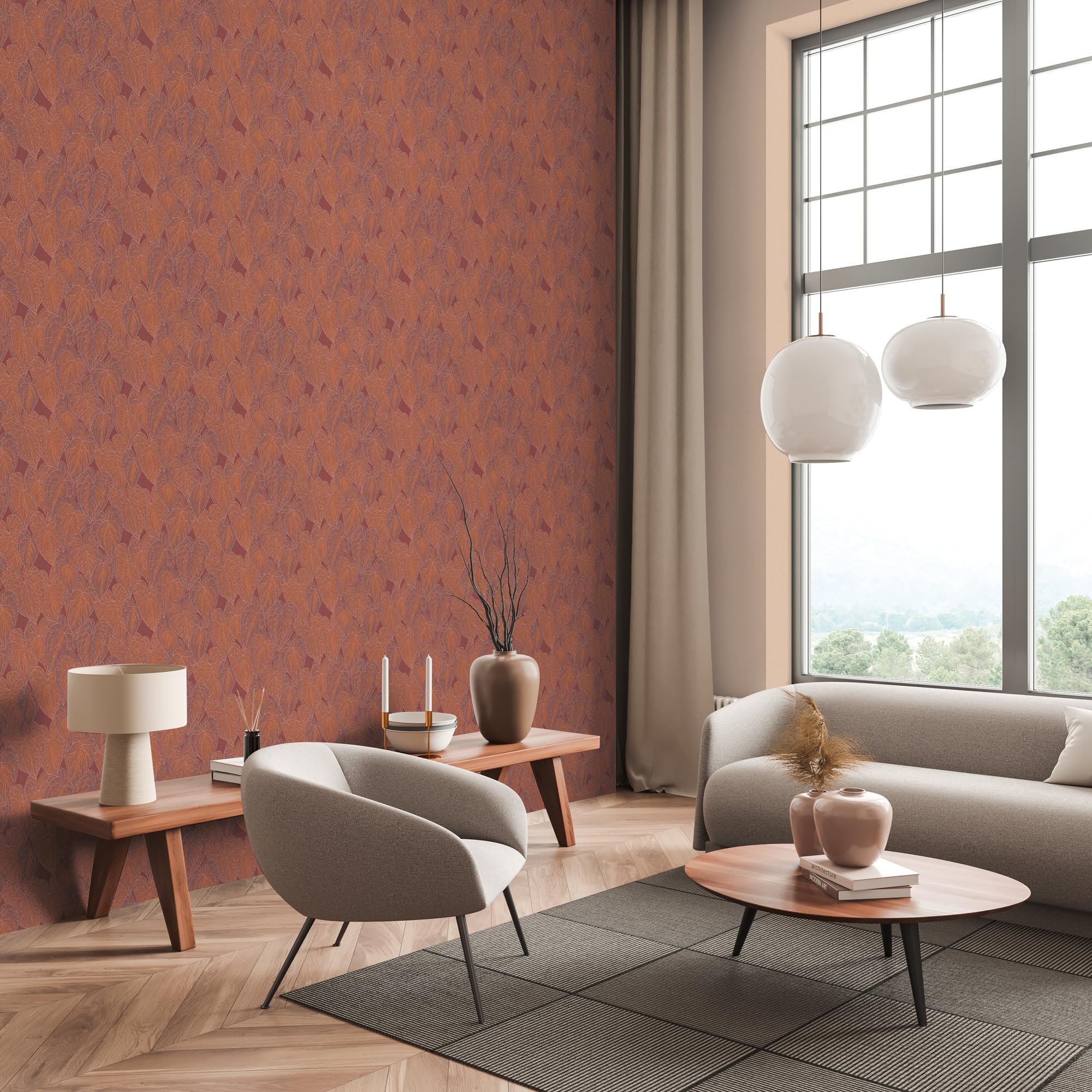 a-s-cr-ation-livingwalls-vliestapete-floral-rot-orange-10-05m image 5