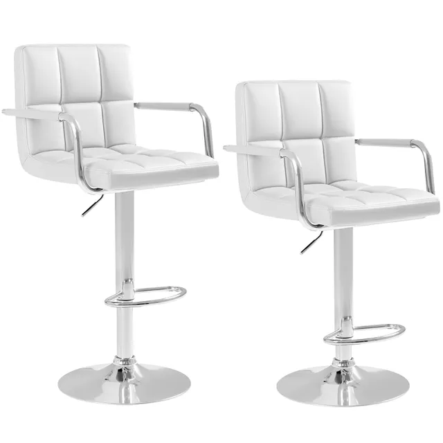homall-bar-stool-barhocker-samt-h-henverstellbar-rosa-2er-set image 1