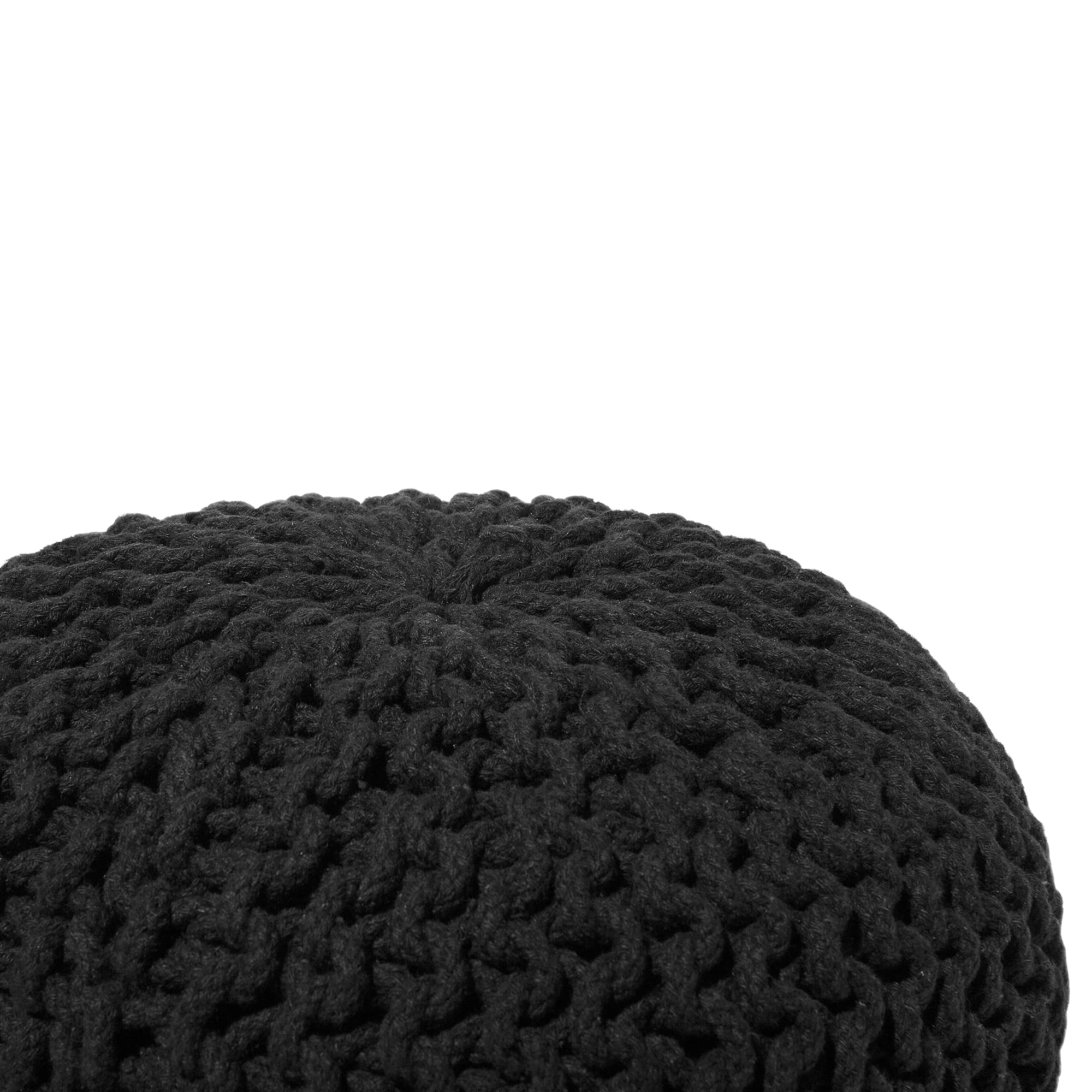 beliani-conrad-pouf-rund-schwarz-baumwolle-40x25-cm image 4