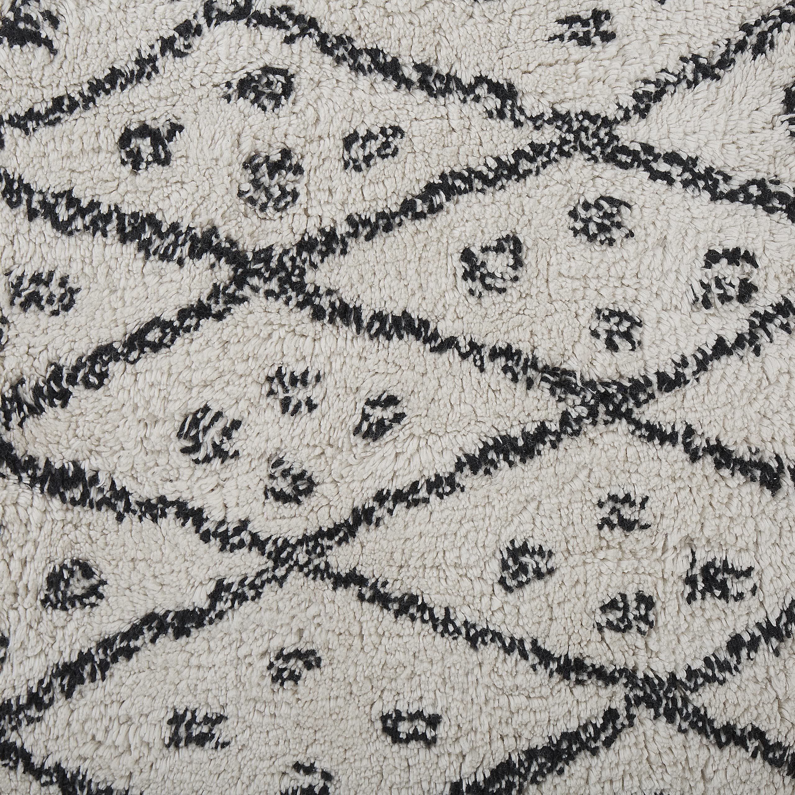 beliani-agadir-teppich-80x150-cm-cremewei-baumwolle image 5