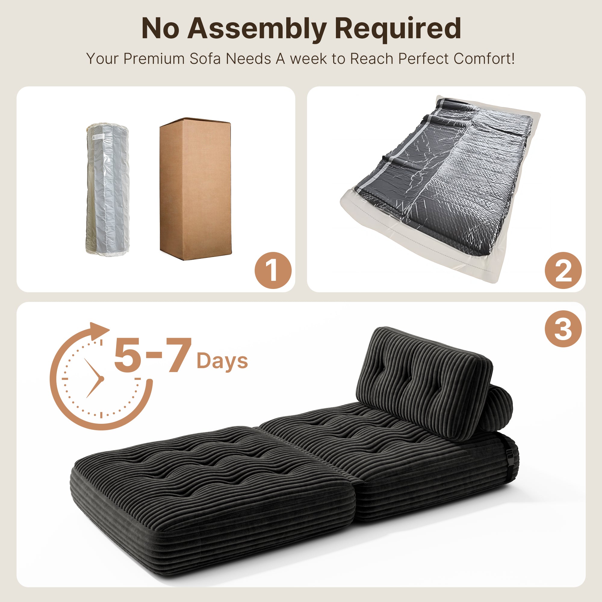 bealife-ar32-sitzsack-faltbar-schwarz-cord-schlafsofa image 5