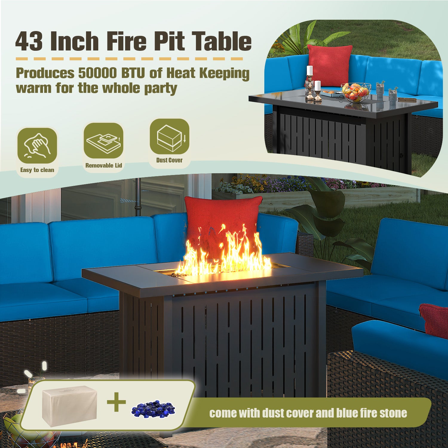 homall-patio-furniture-rattan-lounge-set-8-tlg-feuertisch-beige image 5