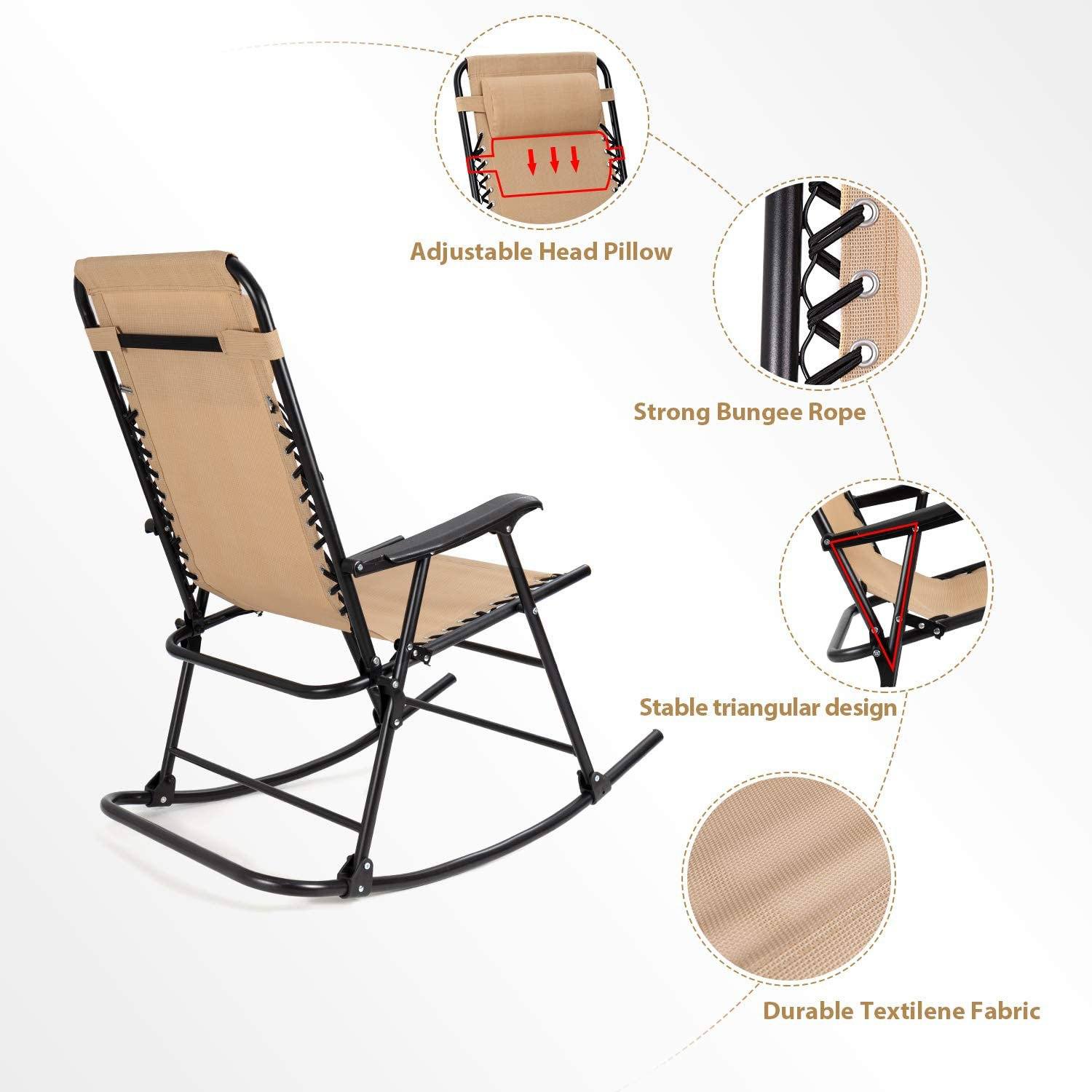 homall-schaukelstuhl-zero-gravity-beige-gartenliege image 4