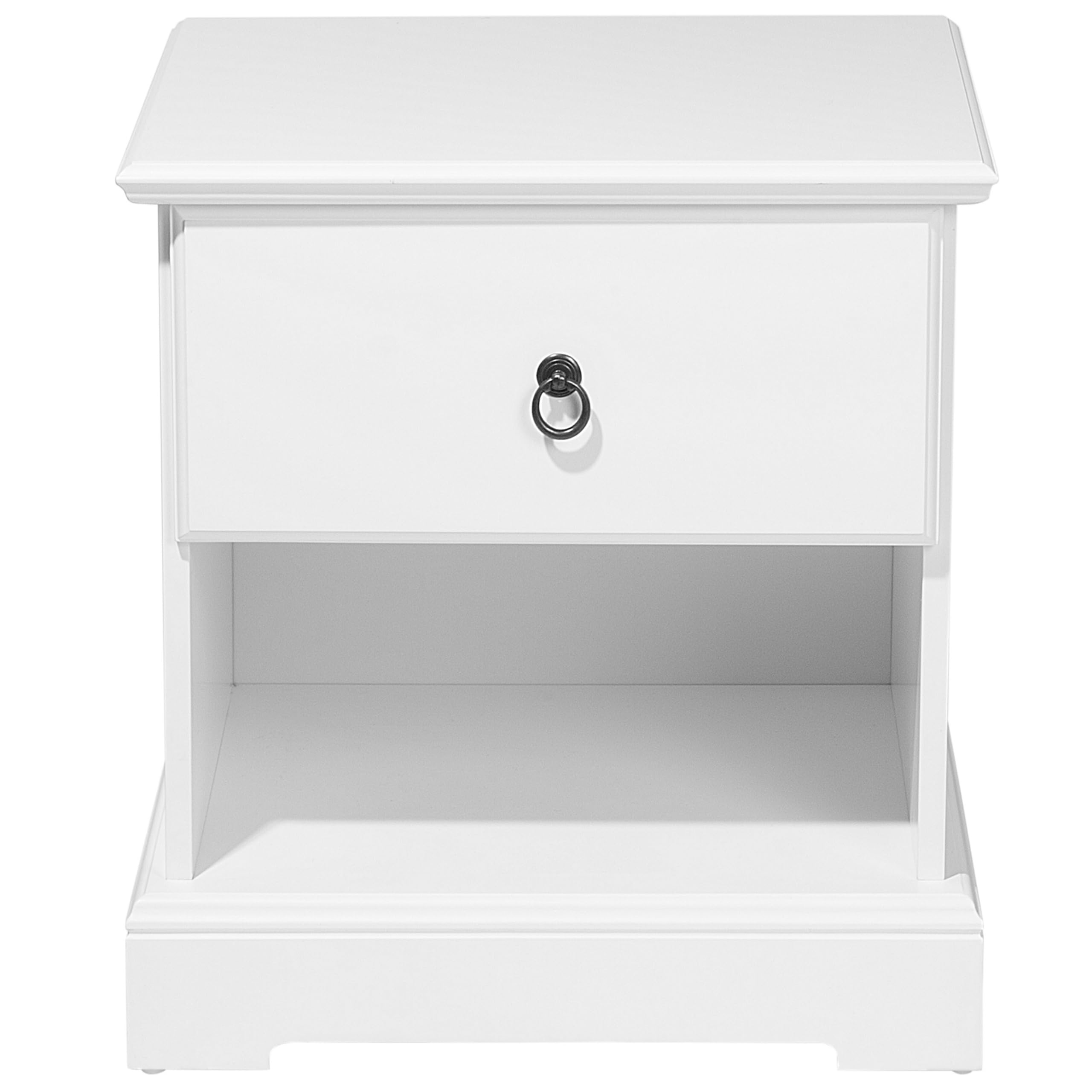beliani-aufbewahrung-nachttisch-wei-mit-schublade-landhausstil image 4