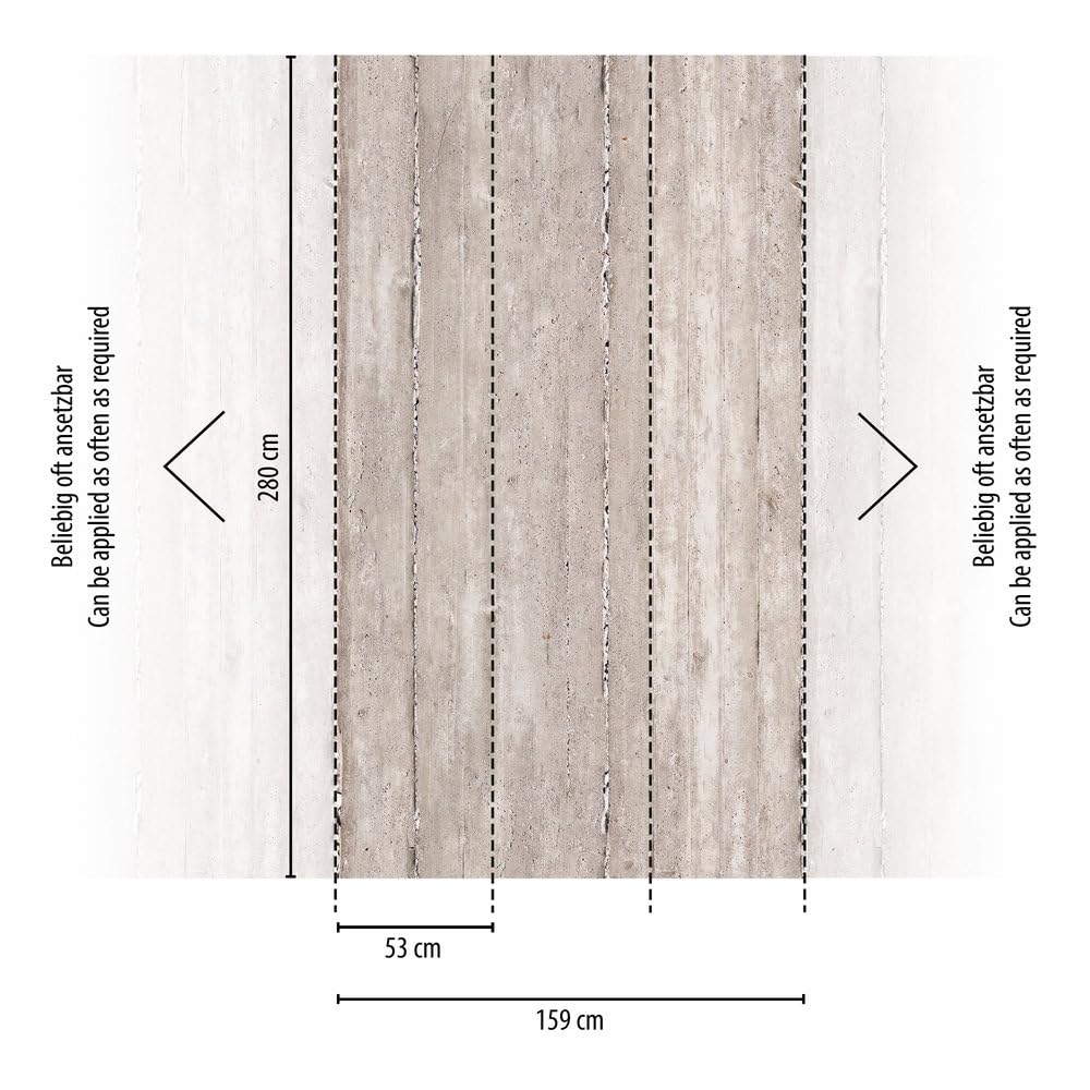 livingwalls-fototapete-betonoptik-creme-grau-2-80-m image 2