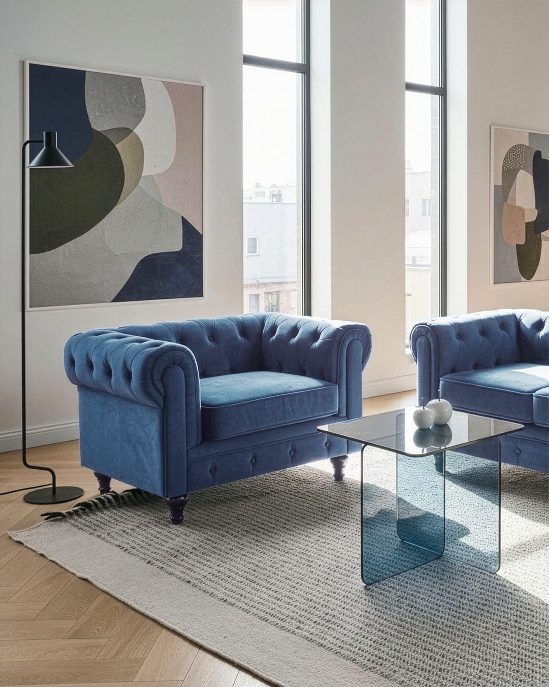 beliani-chesterfield-sessel-samt-marineblau-110cm-knopfsteppung image 2