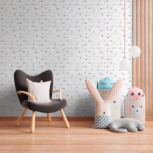 a-s-cr-ation-little-love-381301-kindertapete-unterwasser-blau image 7