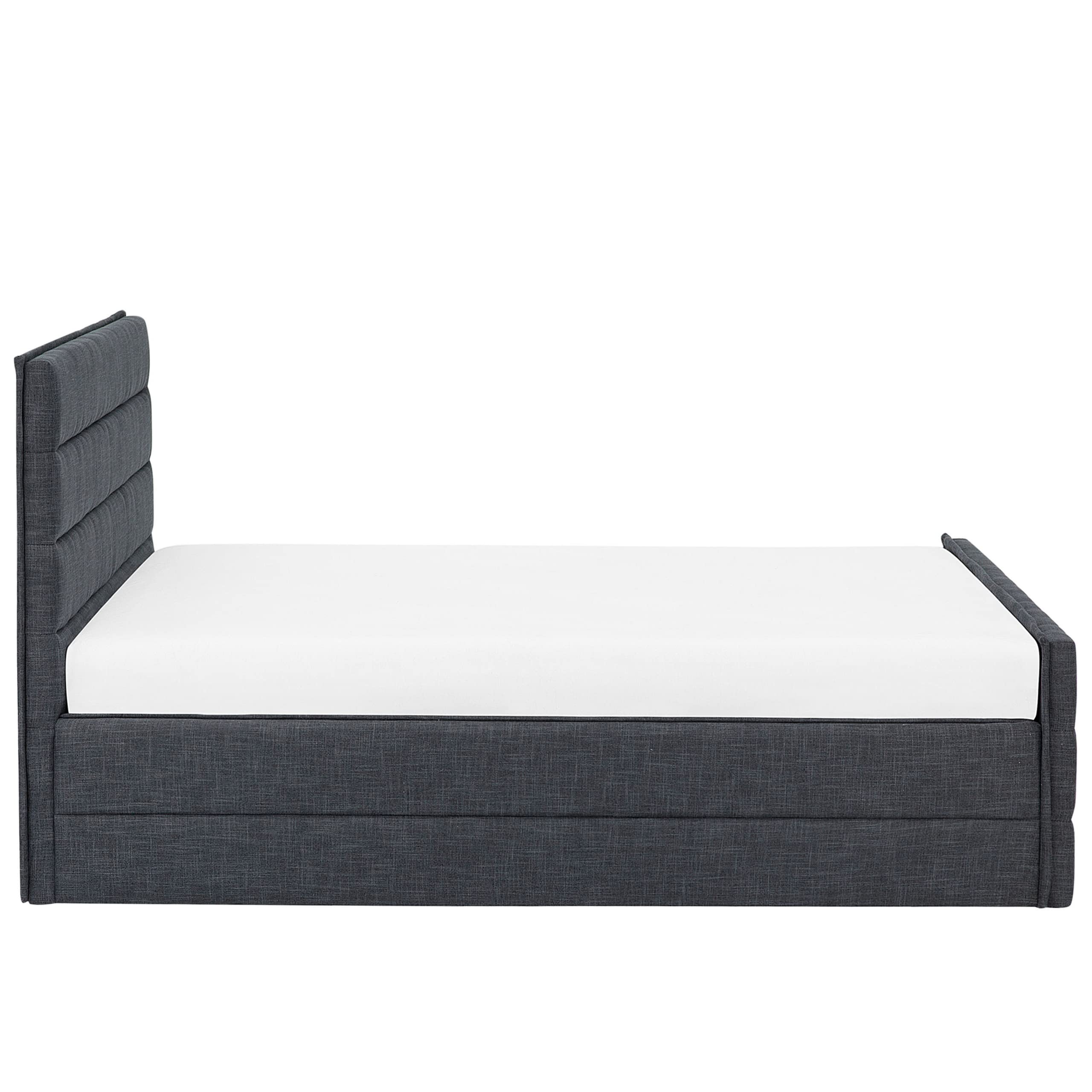 beliani-doppelbett-180x200-dunkelgrau-stoff-mit-kopfteil image 5