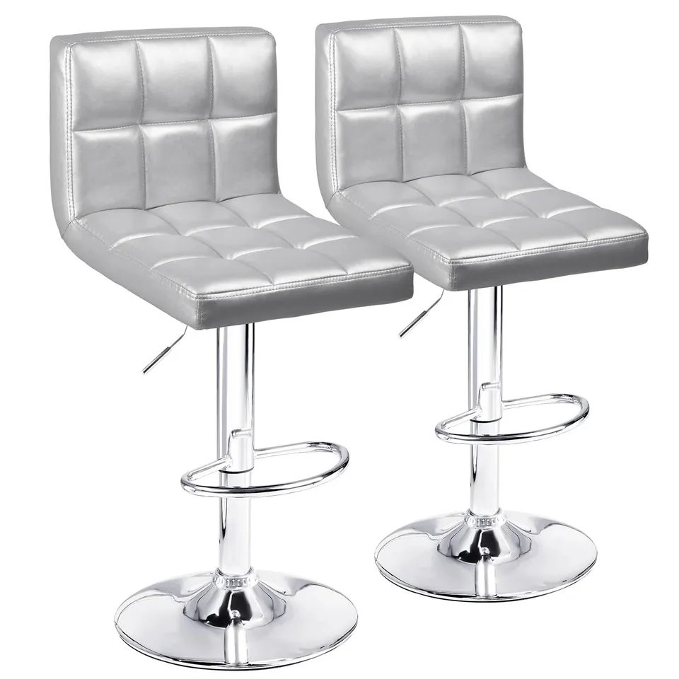 homall-bar-stool-barhocker-leder-2er-set-schwarz-h-henverstellbar image 1
