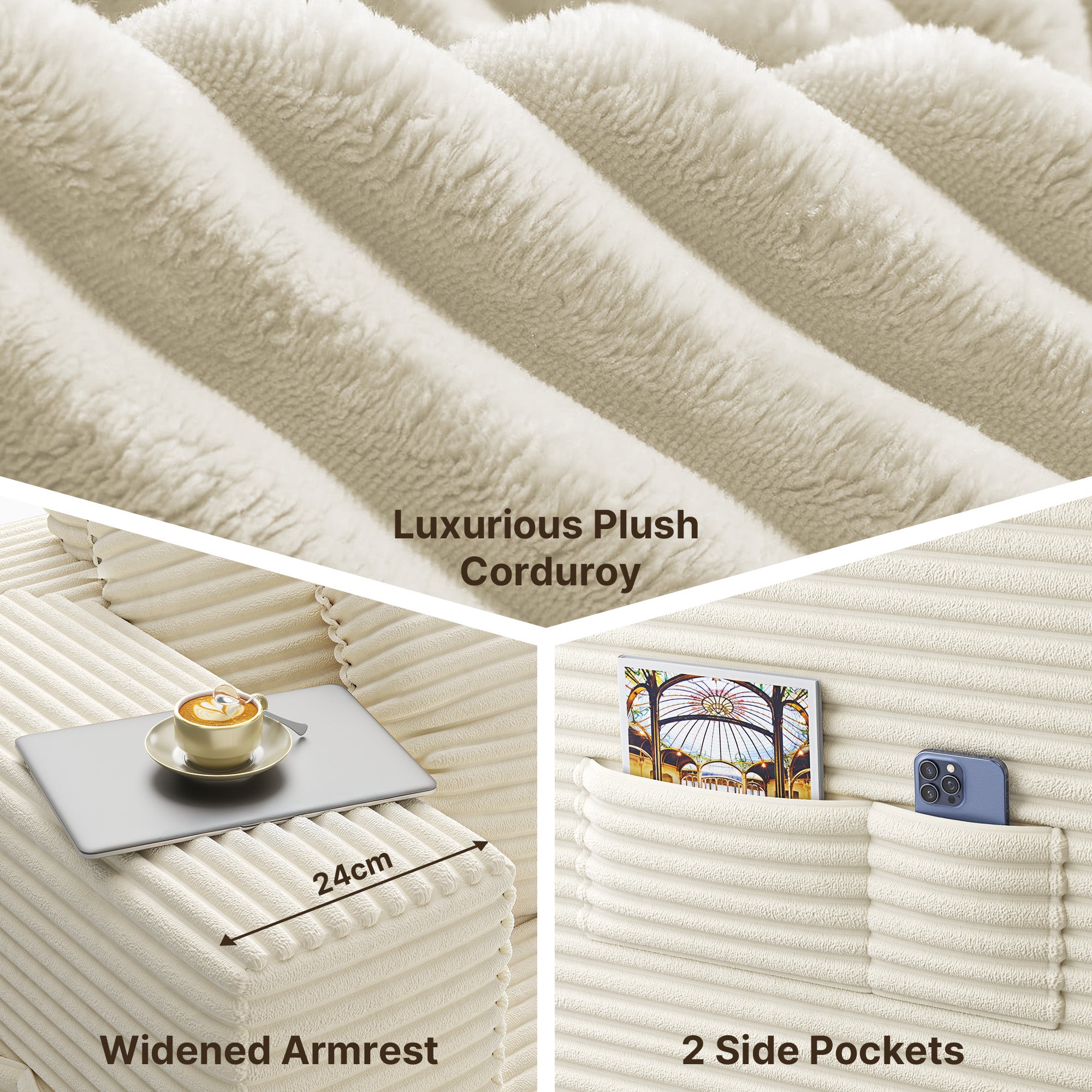 bealife-ar35-ecksofa-cord-wei-4-sitzer-recamiere image 6