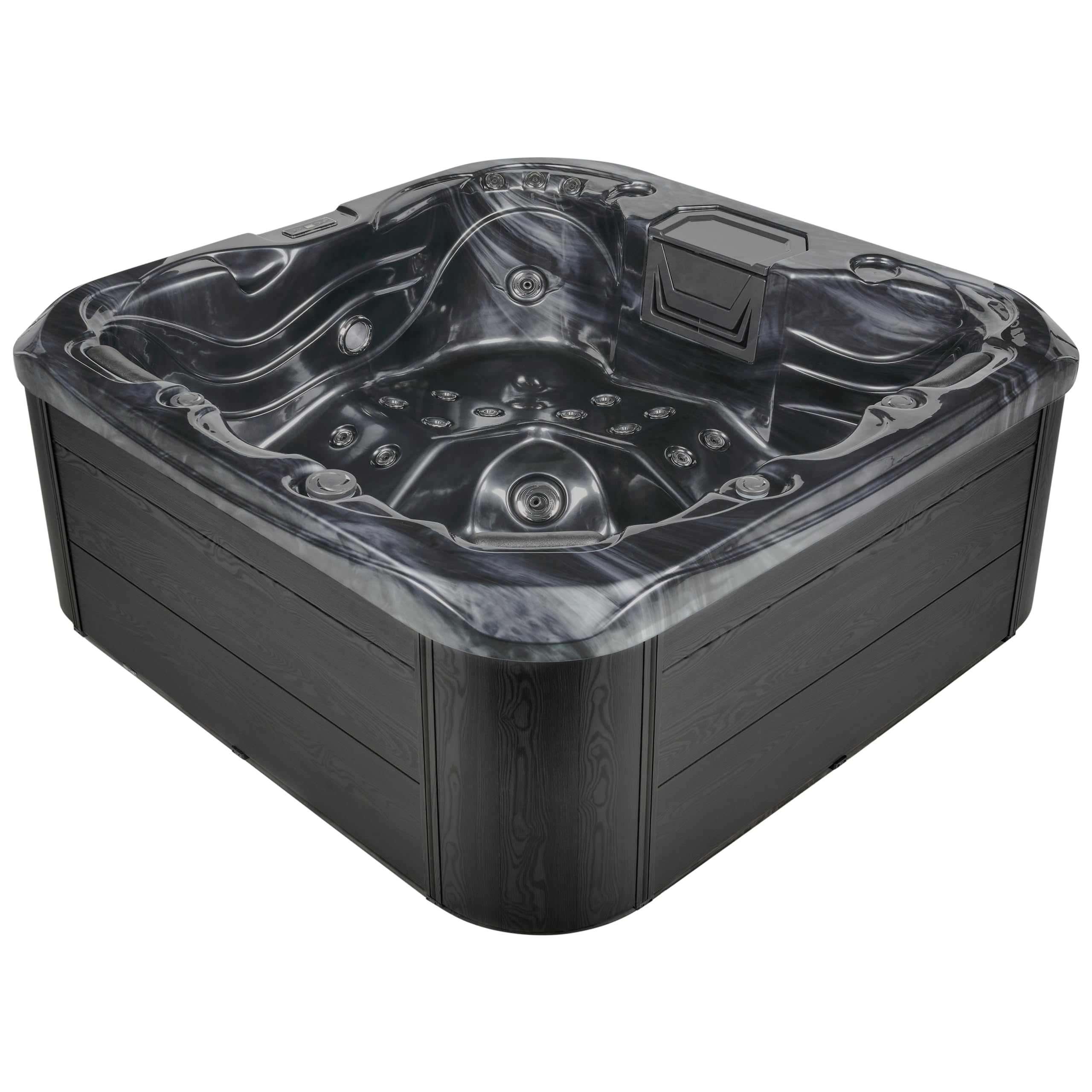 beliani-lastarria-outdoor-whirlpool-200x200-cm-grau-mit-led image 6