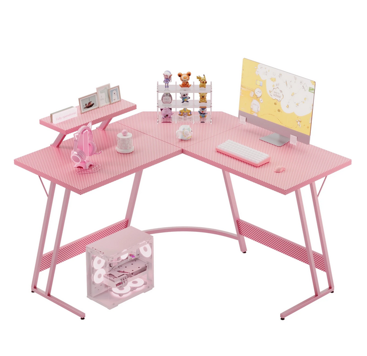 homall-gaming-desk-eckschreibtisch-schwarz-51-2-zoll-led image 3