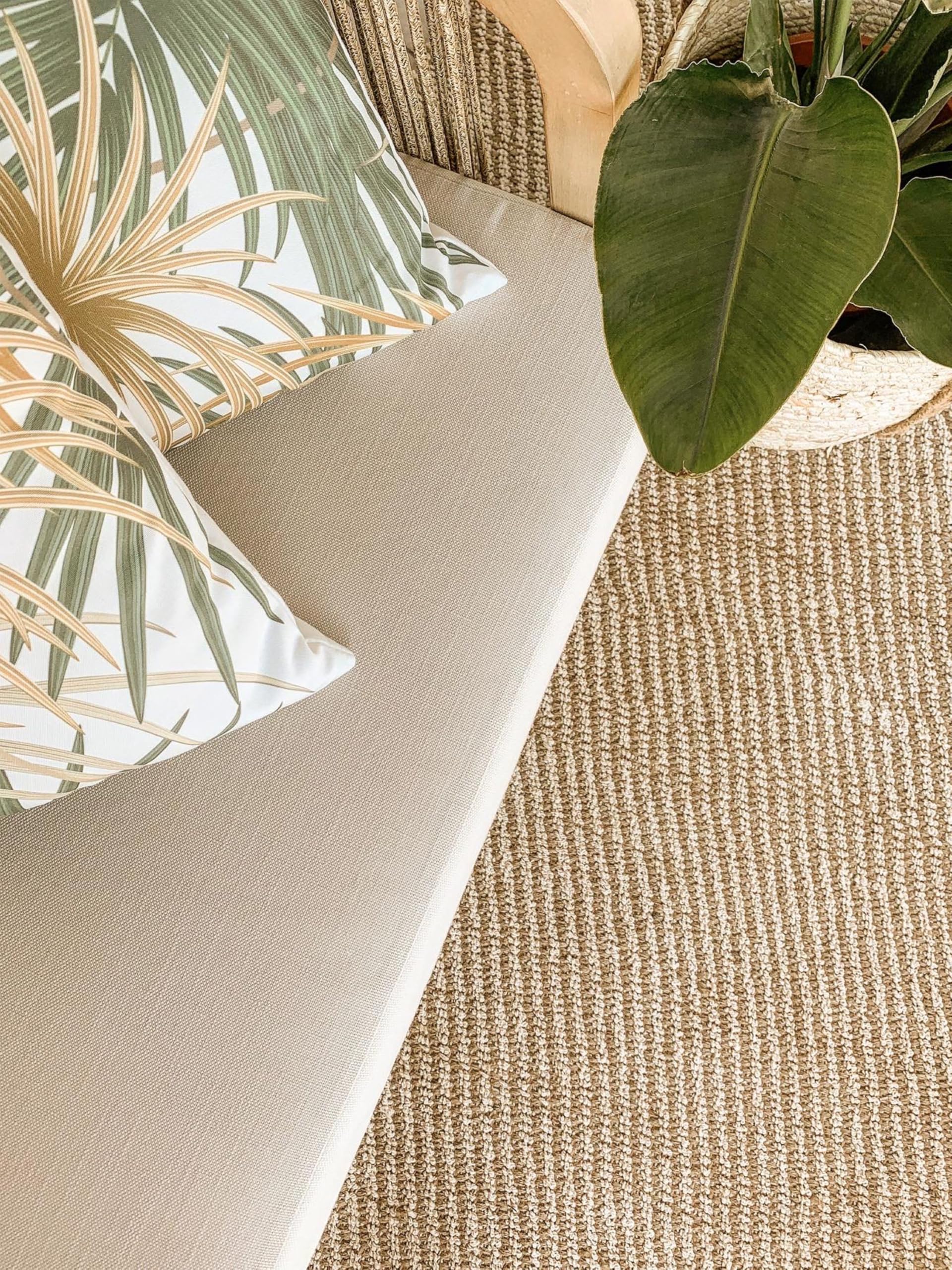 beliani-aladag-teppich-140x200-beige-boho-fransen image 7