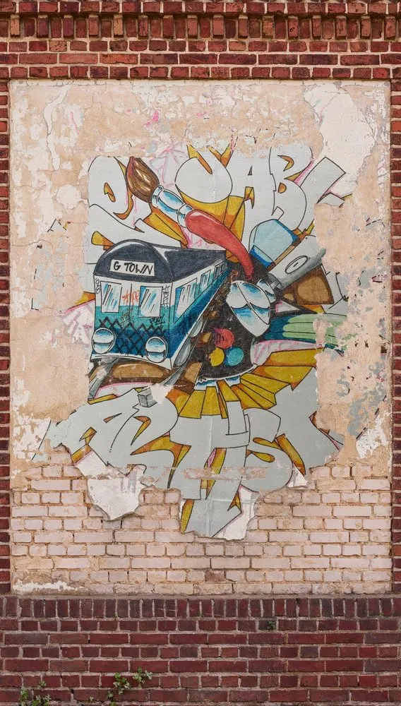 a-s-cr-ation-fototapeten-graffiti-backstein-fototapete-beige-2-80x1-59-m image 1