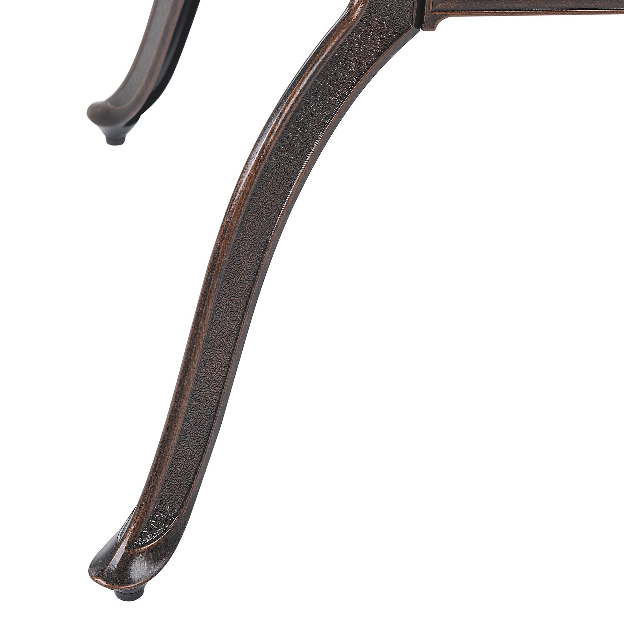beliani-lizzano-gartentisch-165cm-dunkelbraun-alu image 6