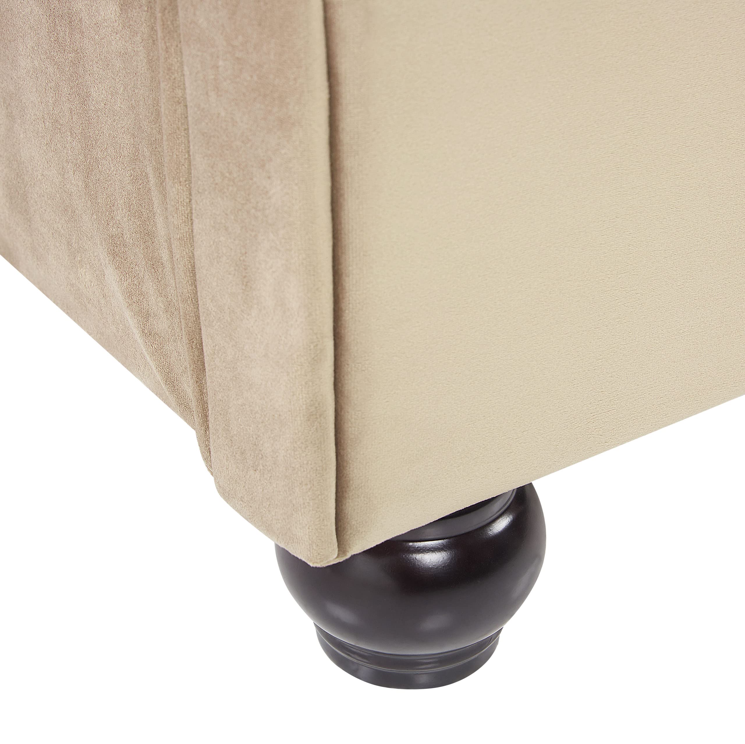 beliani-avallon-samt-bett-160x200-beige-chesterfield image 8