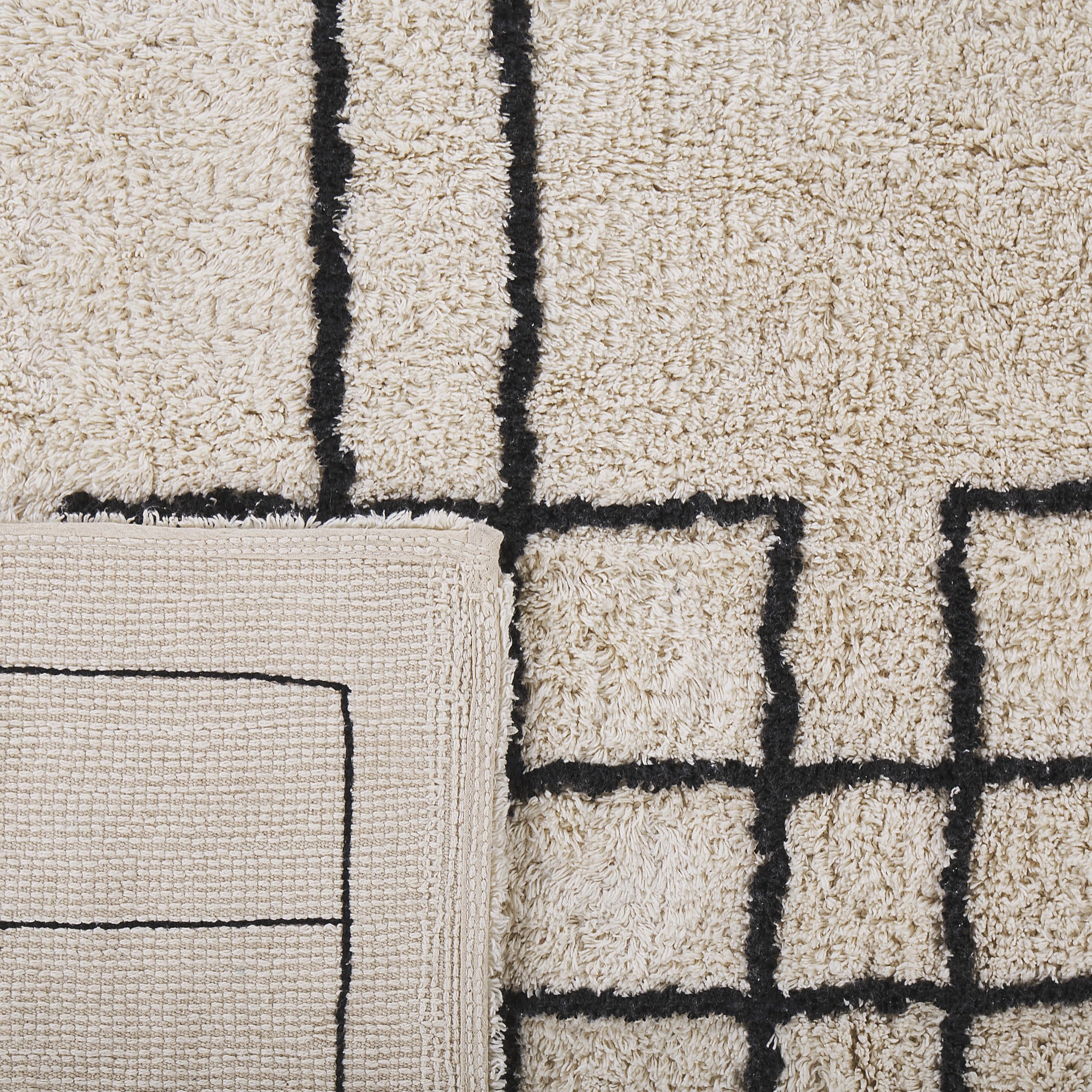 beliani-turhal-teppich-baumwolle-beige-80x150-geometrisch image 5