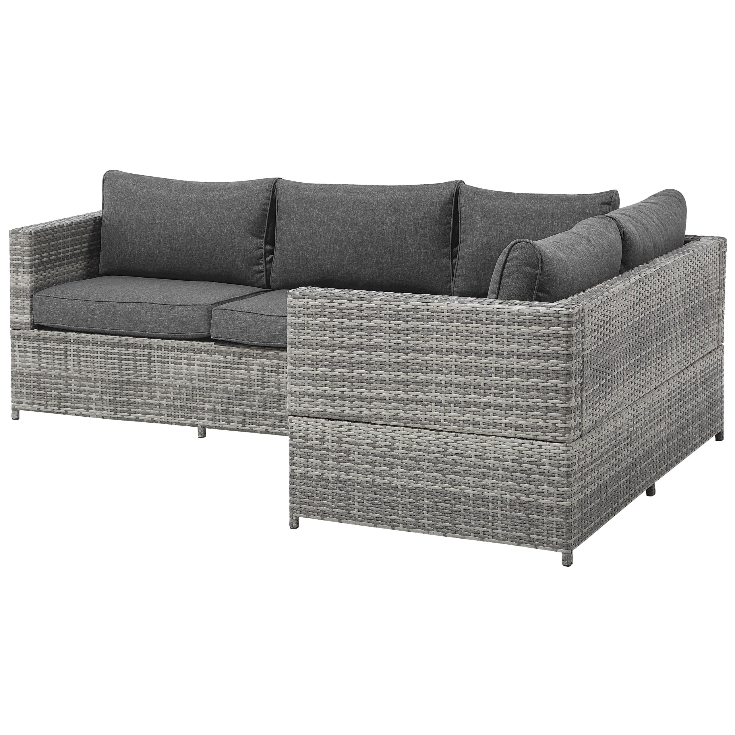 beliani-avola-lounge-set-rattan-grau-4-sitzer-ecksofa image 5