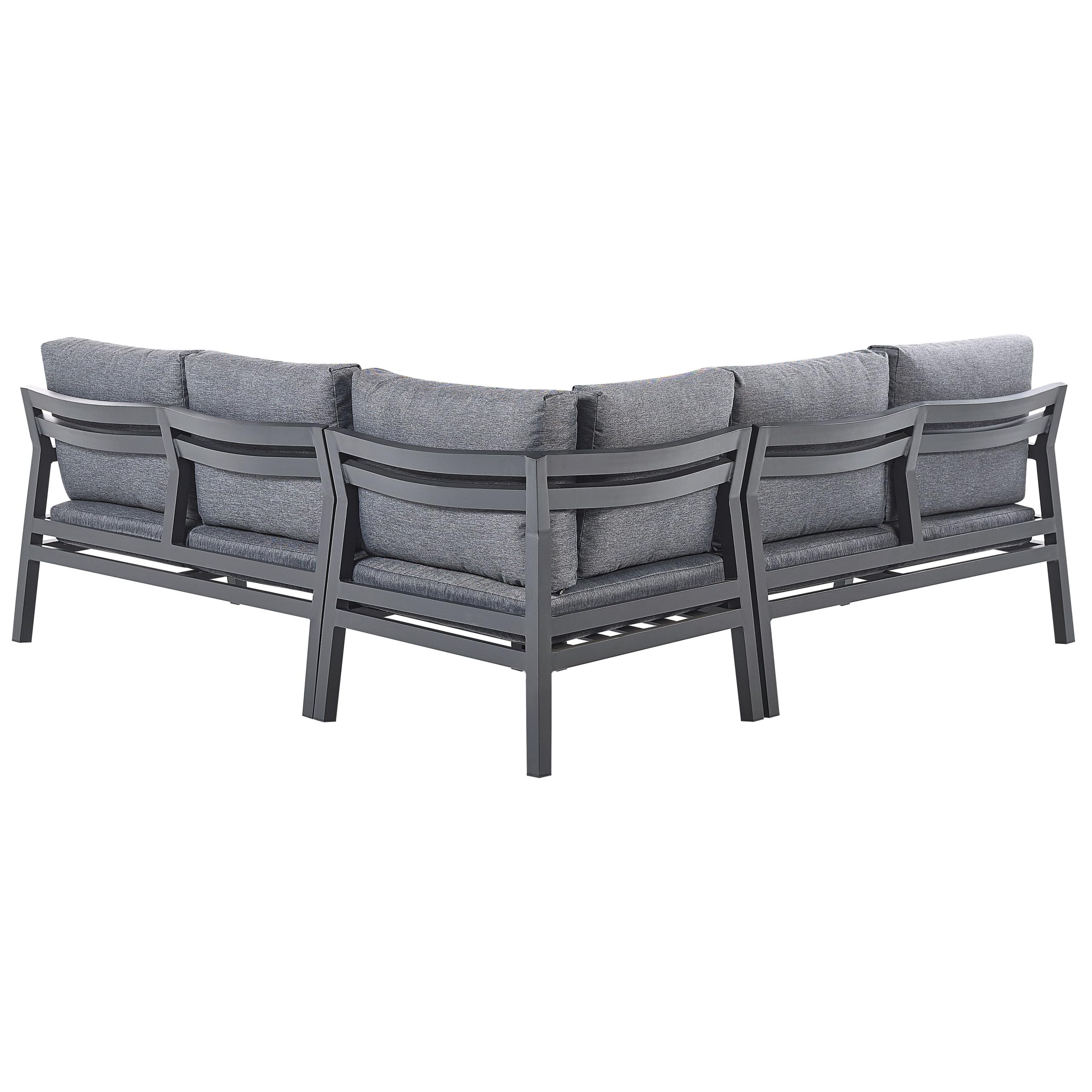 beliani-vizzini-lounge-set-ecksofa-dunkelgrau-5-sitzer image 5