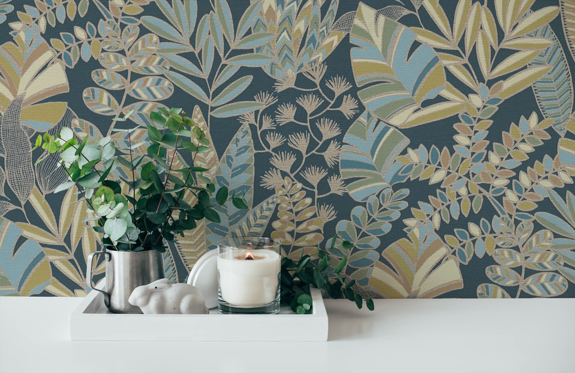 a-s-cr-ation-antigua-vliestapete-floral-blau-gold-10-05m image 4