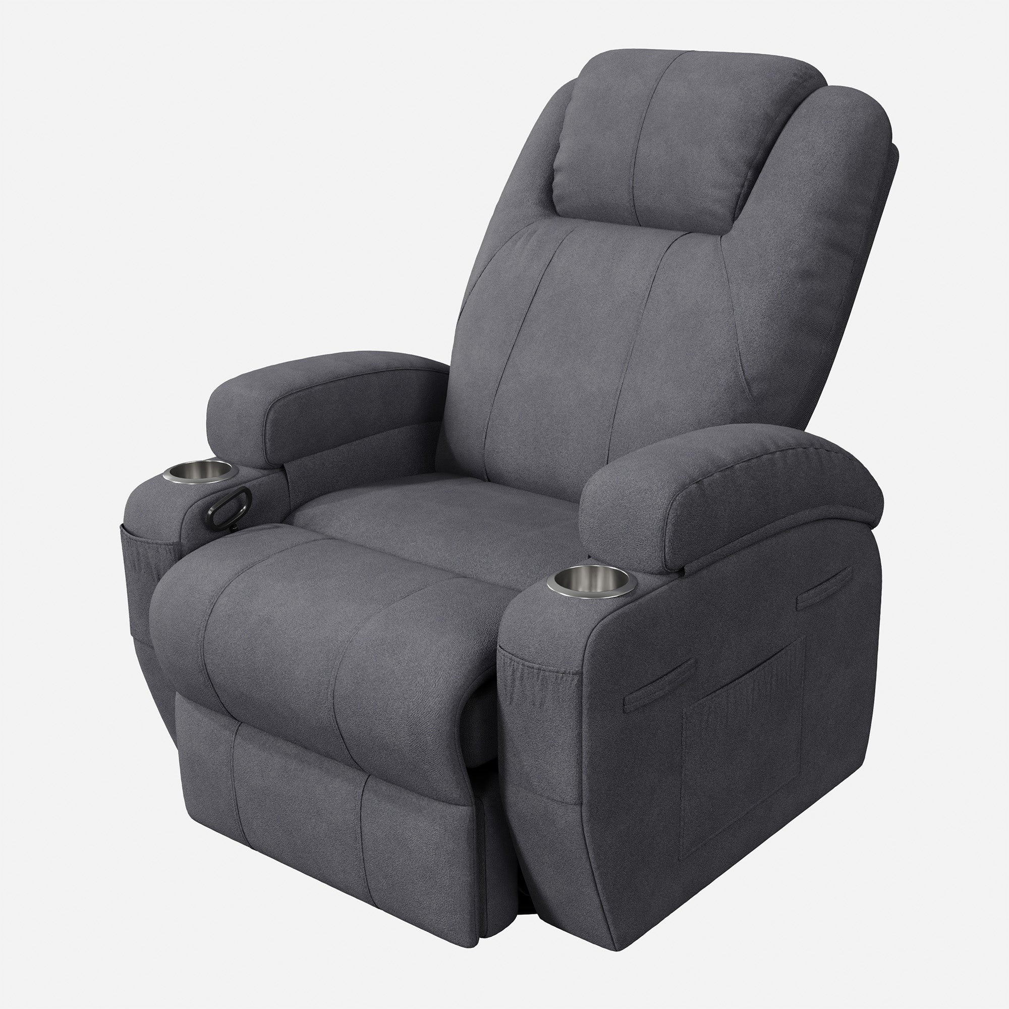 homall-recliner-chair-massagesessel-schwarz-kunstleder image 8