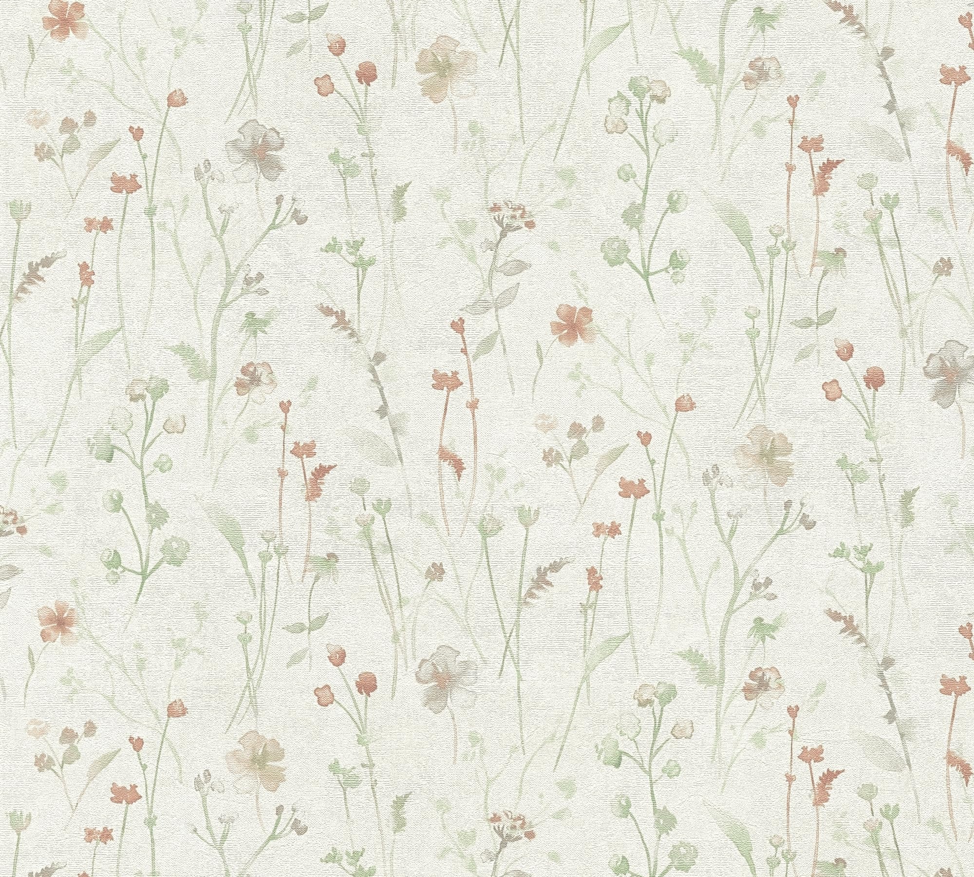 a-s-cr-ation-attractive-3-vliestapete-floral-creme-gr-n-10-05-m image 8