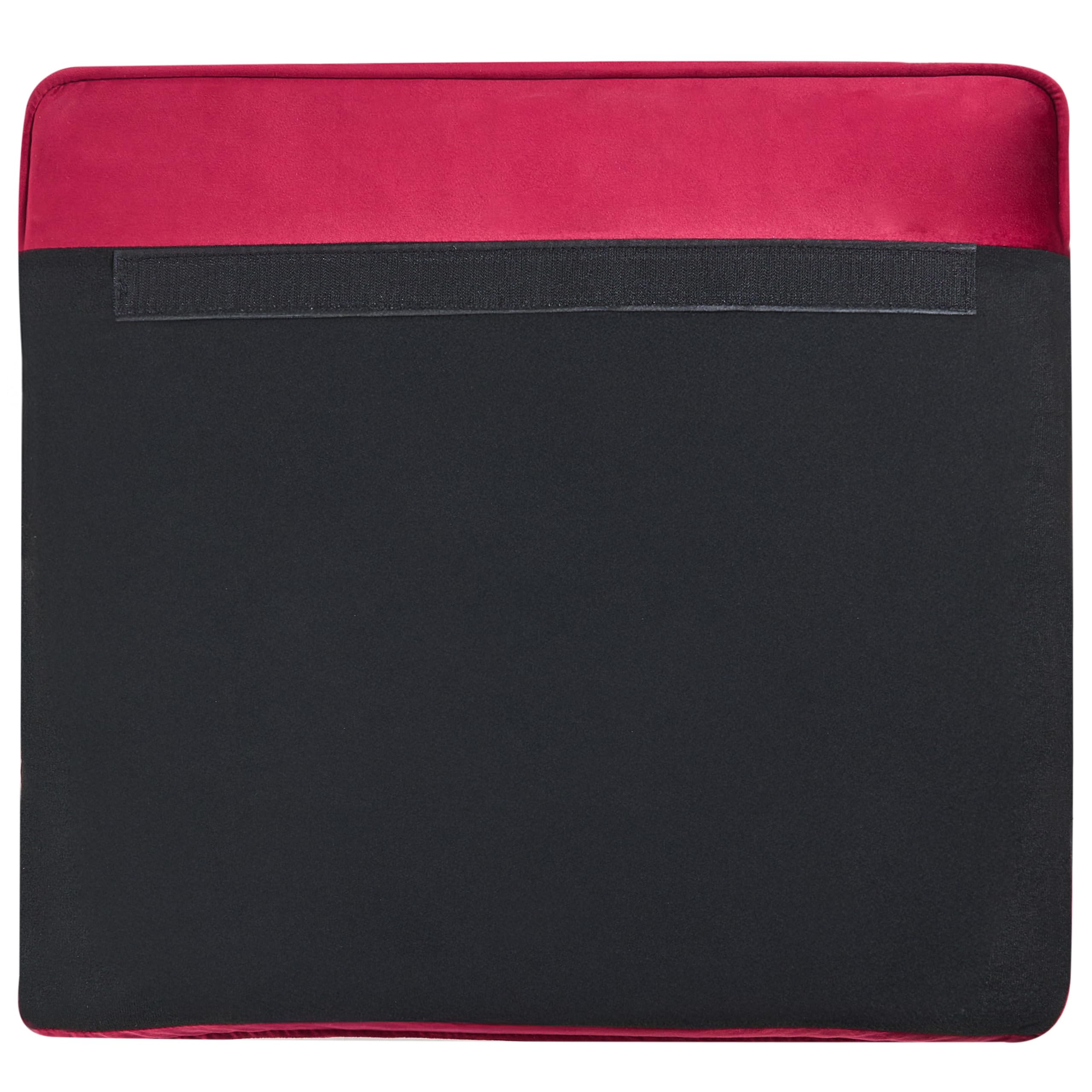 beliani-chesterfield-sessel-samt-dunkelrot-englischer-stil image 8
