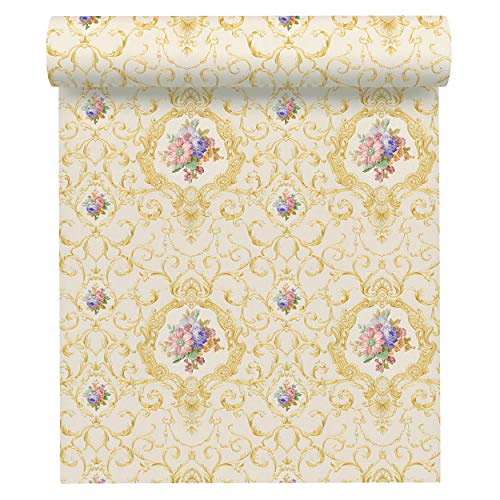 a-s-cr-ation-chateau-5-vliestapete-creme-metallic-10-05m image 7