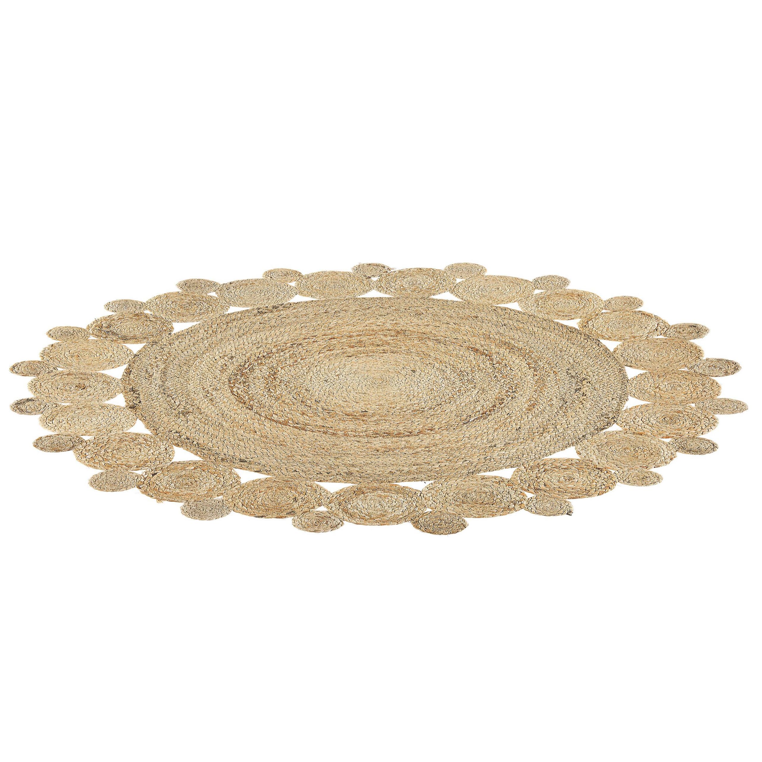 beliani-golgen-teppich-rund-120-cm-beige-jute-boho image 4