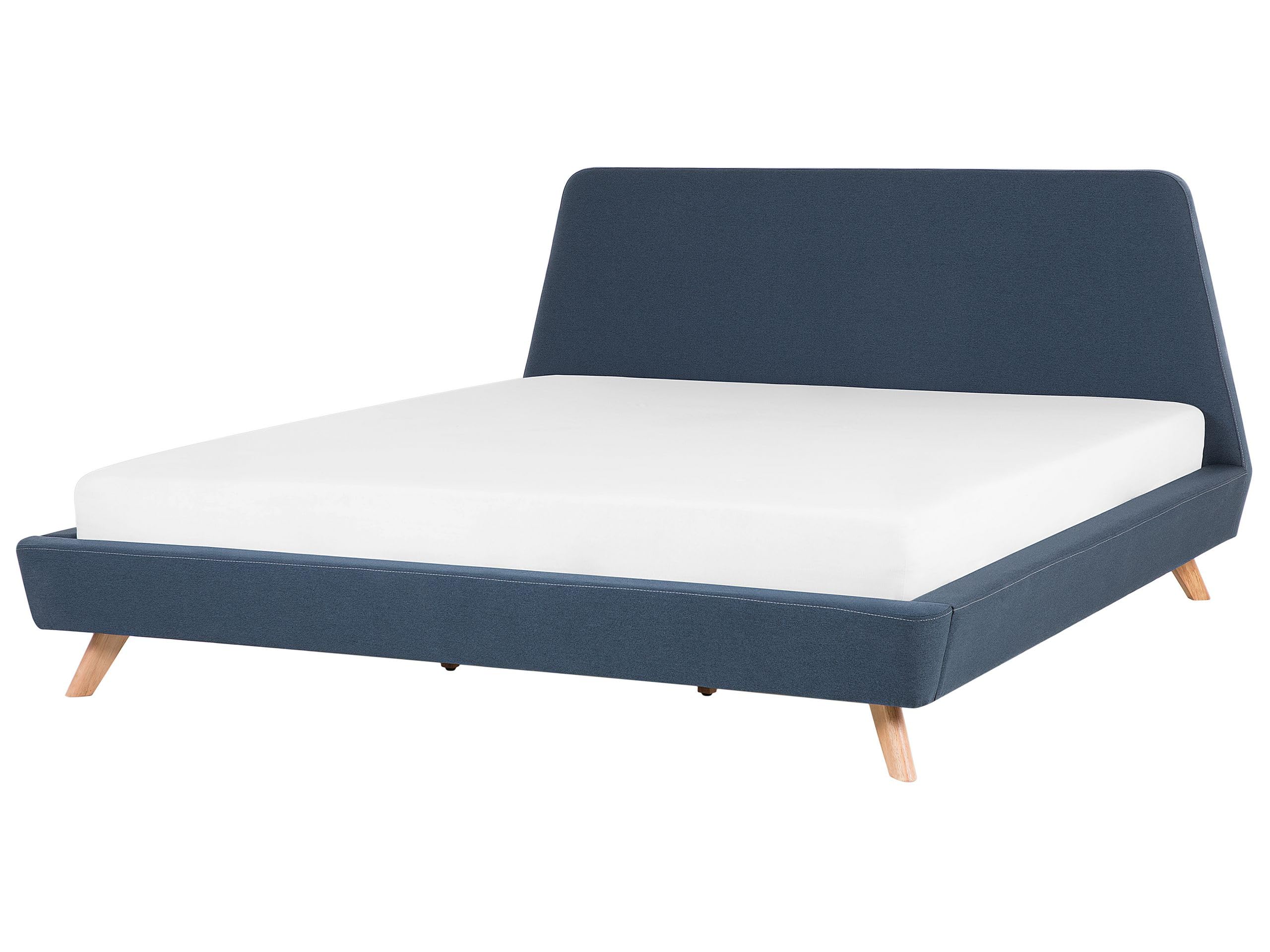beliani-vienne-polsterbett-180x200-dunkelblau-leinenoptik image 1