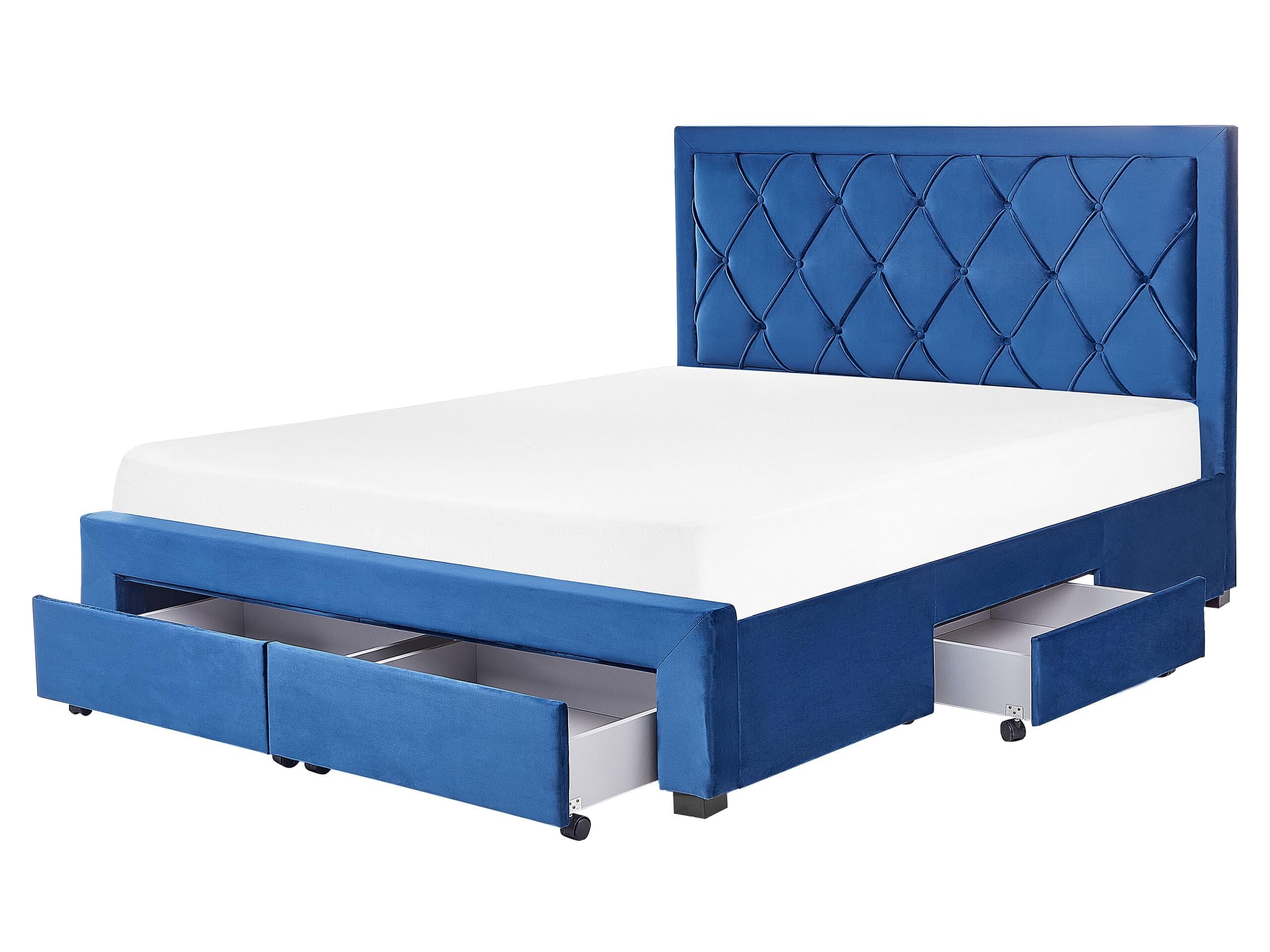 beliani-lievin-bett-160x200-cm-blau-samt-mit-schubladen image 1