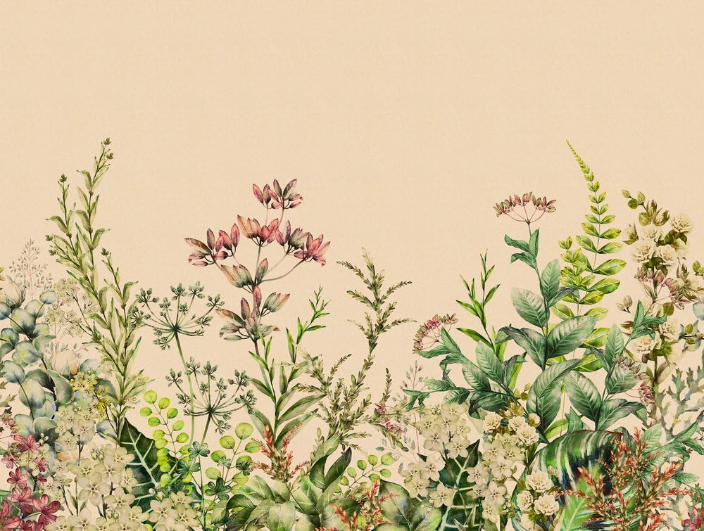 a-s-cr-ation-fototapete-blumenwiese-beige-gr-n-3-71x2-80-m-xxl image 1
