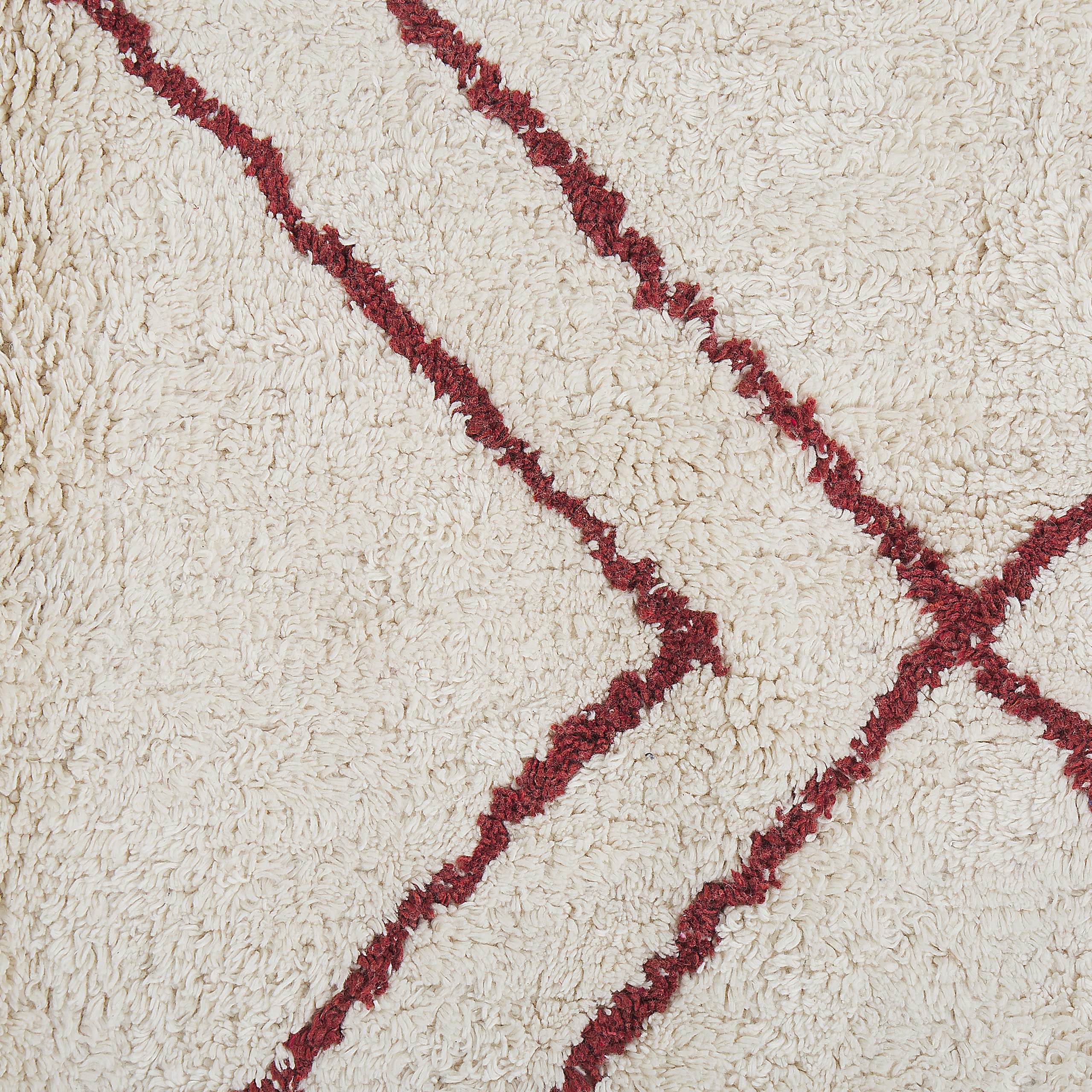 beliani-kenitra-teppich-140x200-wei-rot-boho-baumwolle image 5