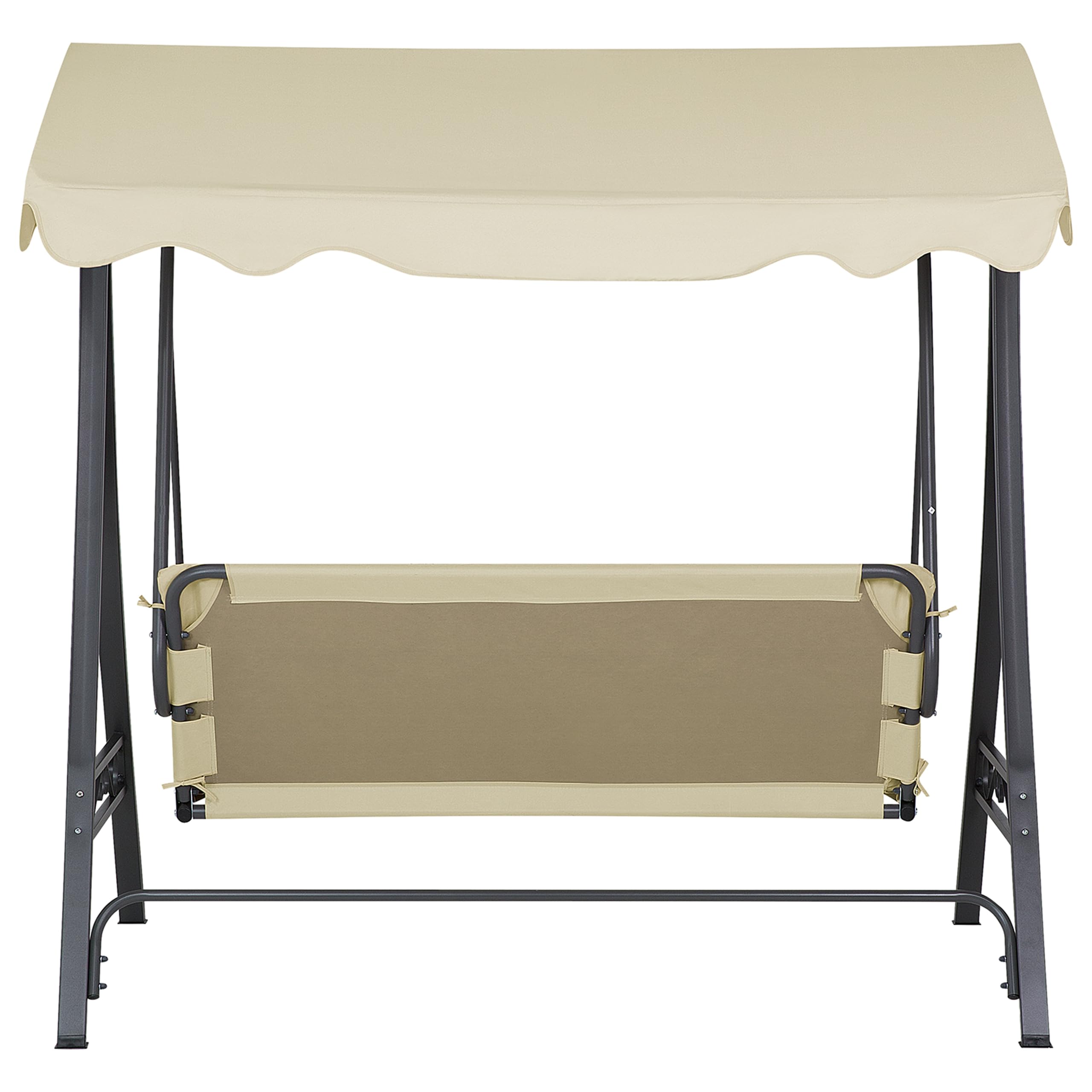 beliani-garbo-hollywoodschaukel-beige-3-personen-mit-dach image 7