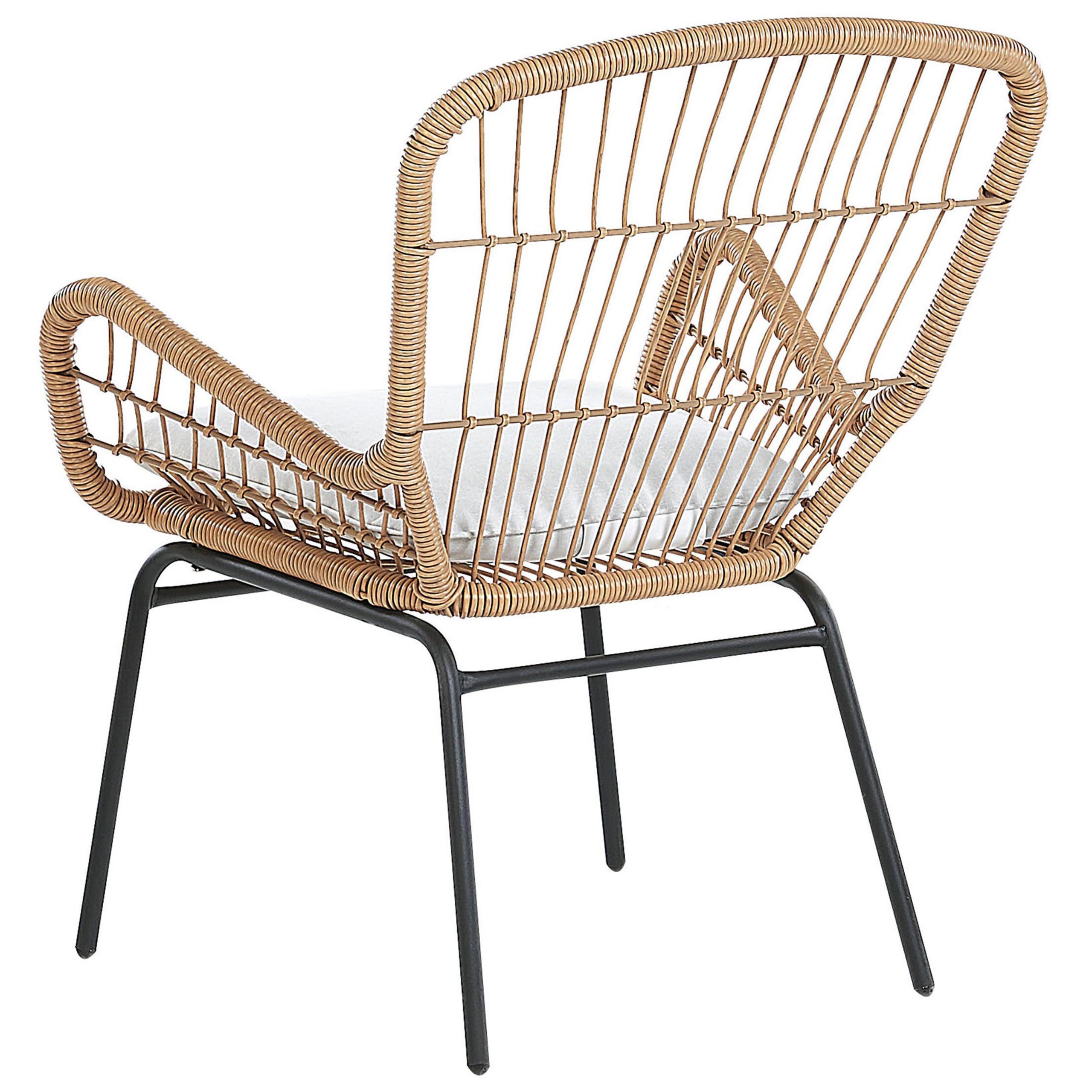 beliani-labico-balkonset-rattan-2-sitzer-tisch-hellgrau image 6