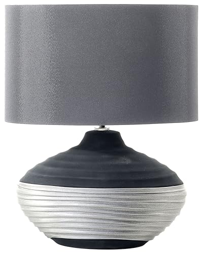 beliani-lima-tischlampe-grau-porzellan-kunstseide-e27 image 7