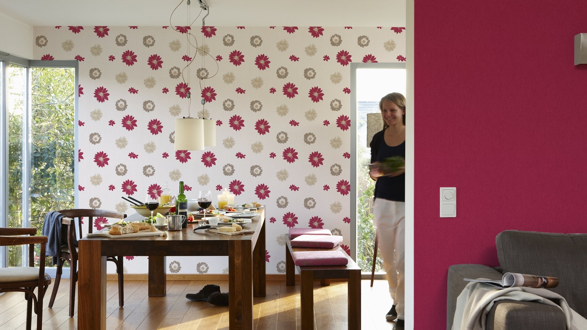 a-s-cr-ation-happy-spring-vliestapete-uni-rot-10-05m image 3