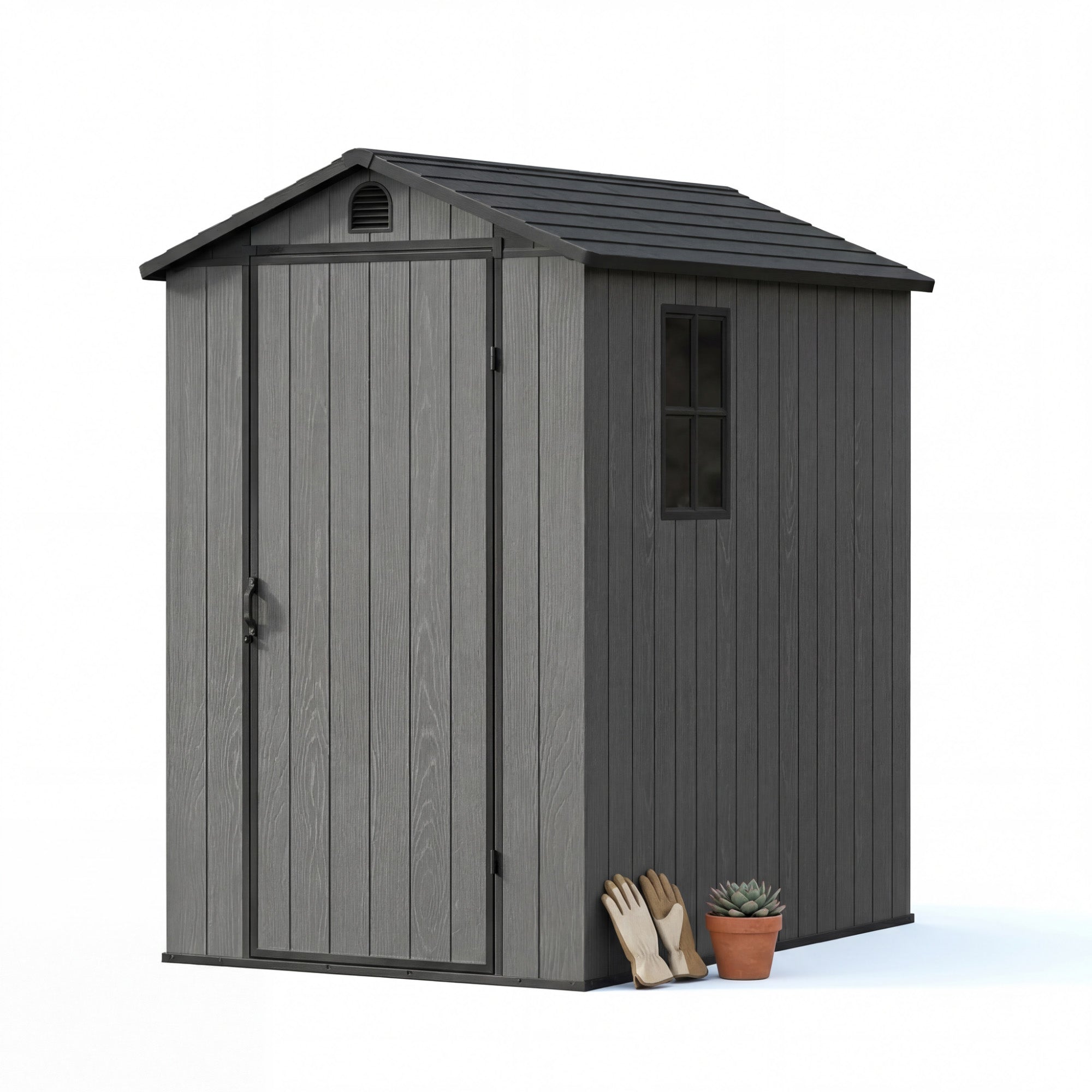 homall-metal-shed-ger-tehaus-4x6ft-kunststoff-grau-fenster image 7