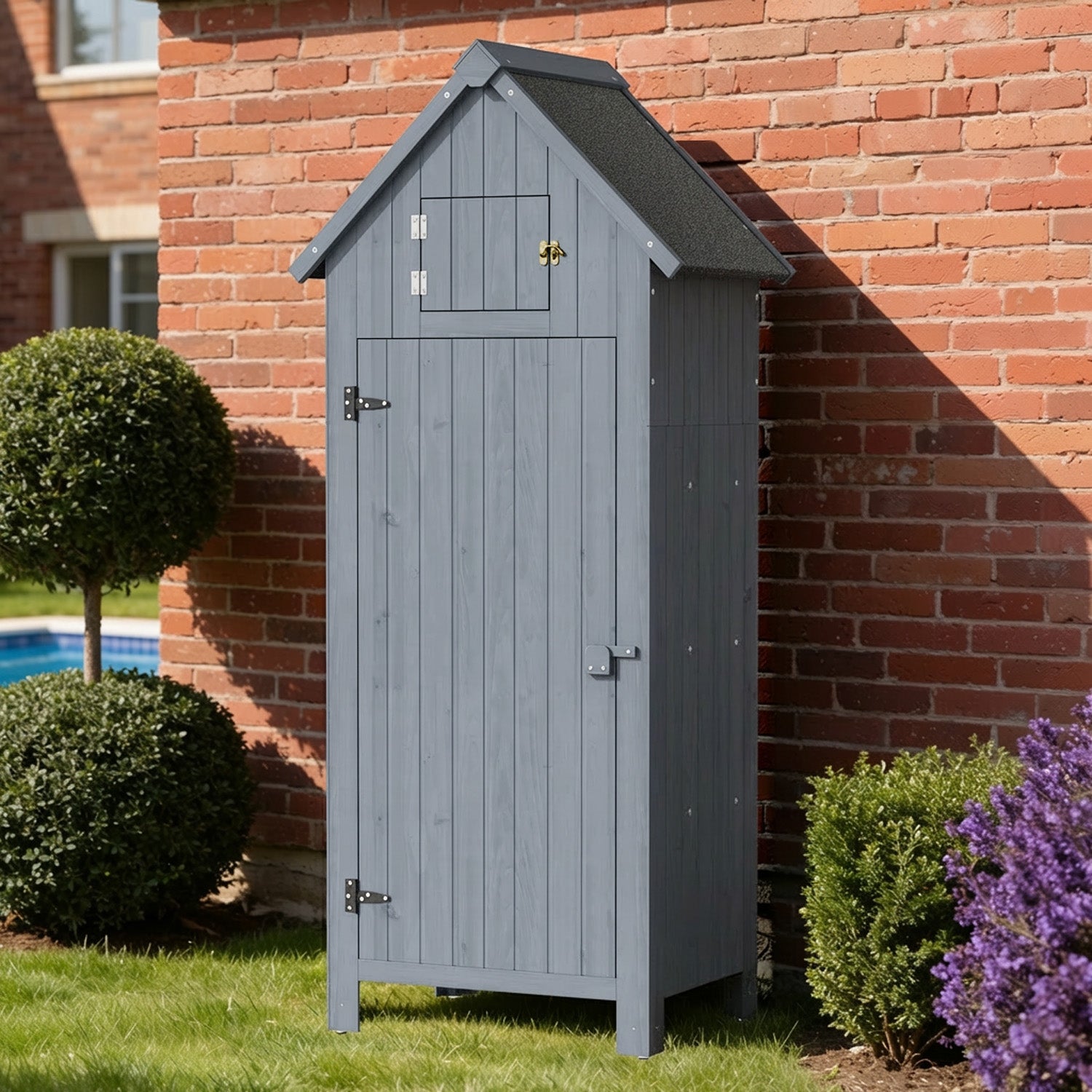 bealife-cc31-gartenschrank-ger-teschuppen-grau-78x46cm image 4